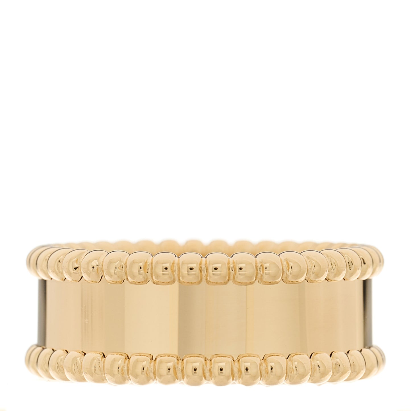 18K Yellow Gold Perlee Signature Ring 55 7.25