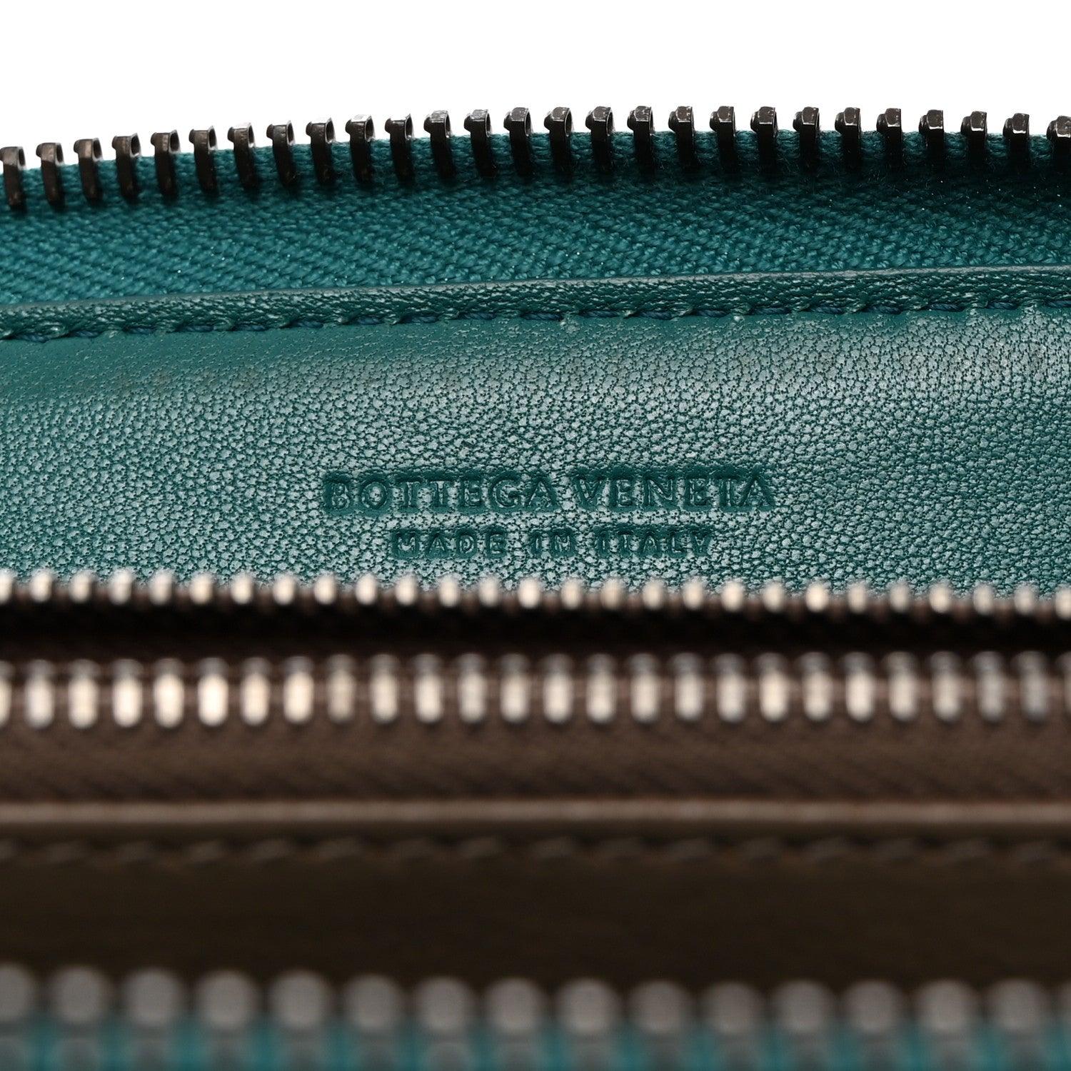 Bottega Veneta Nappa Intrecciato Zip Around Wallet Mallard 6 of 9