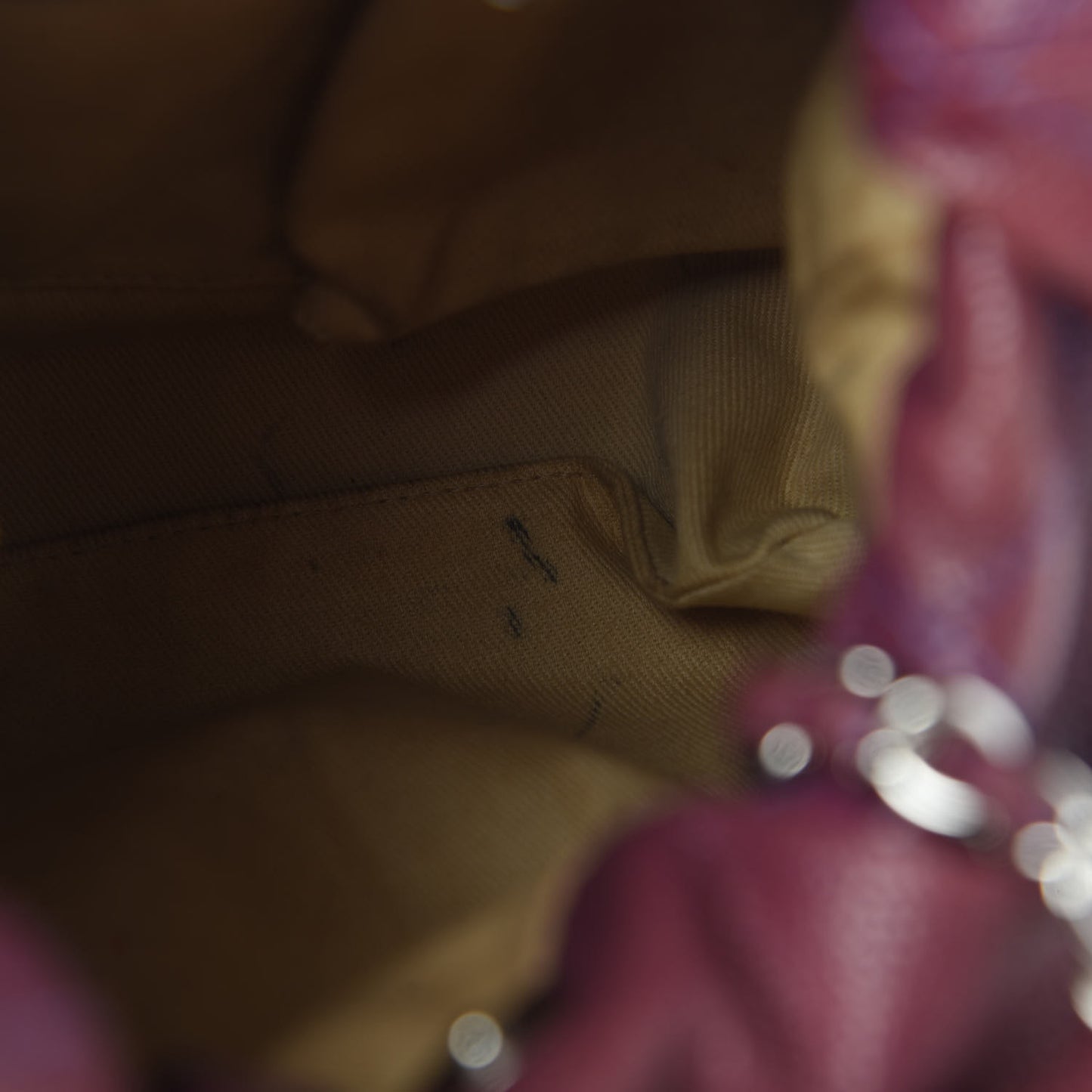 Caviar 31 Drawstring Tote Burgundy