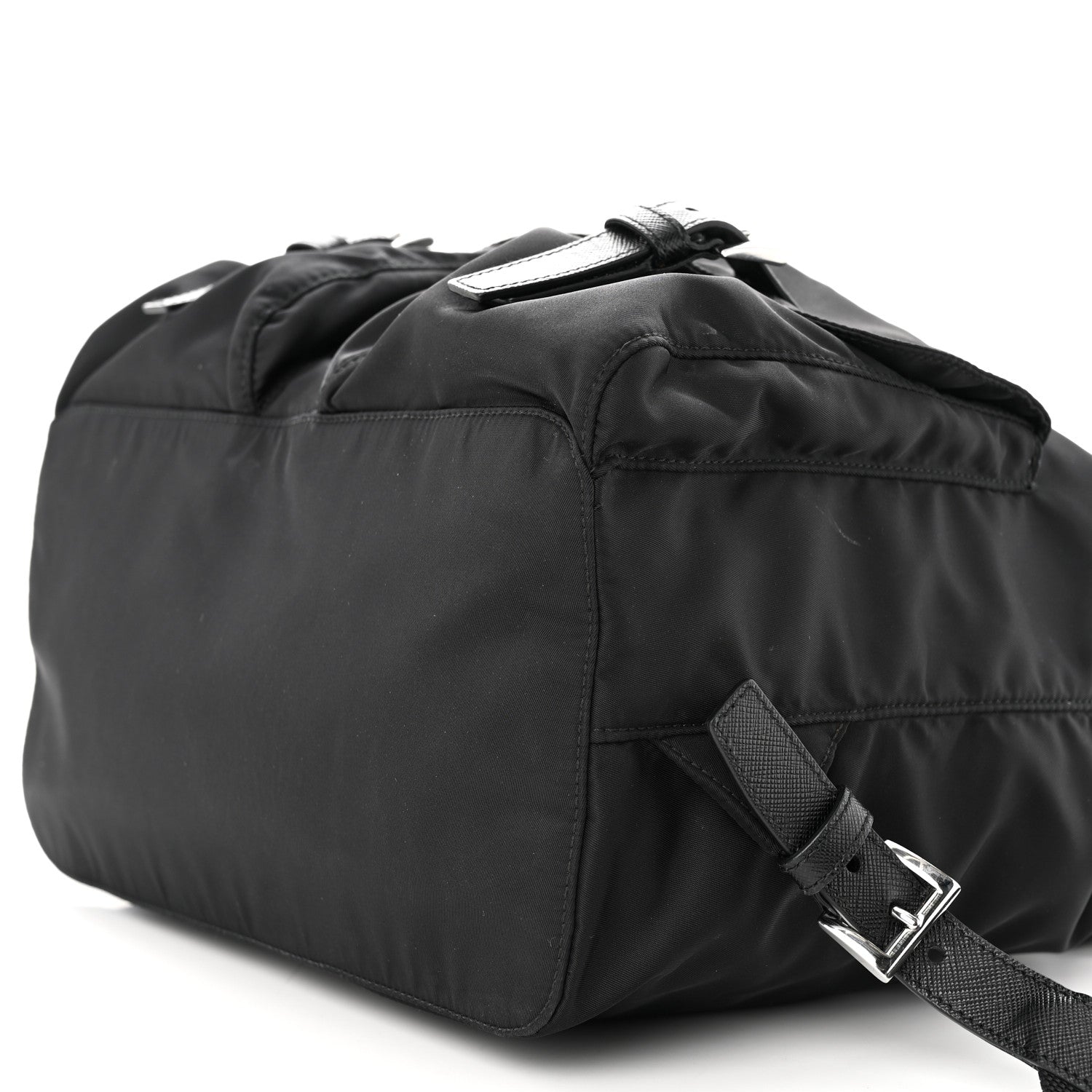 Prada Re-Nylon Saffiano Medium Backpack Black 11 of 15