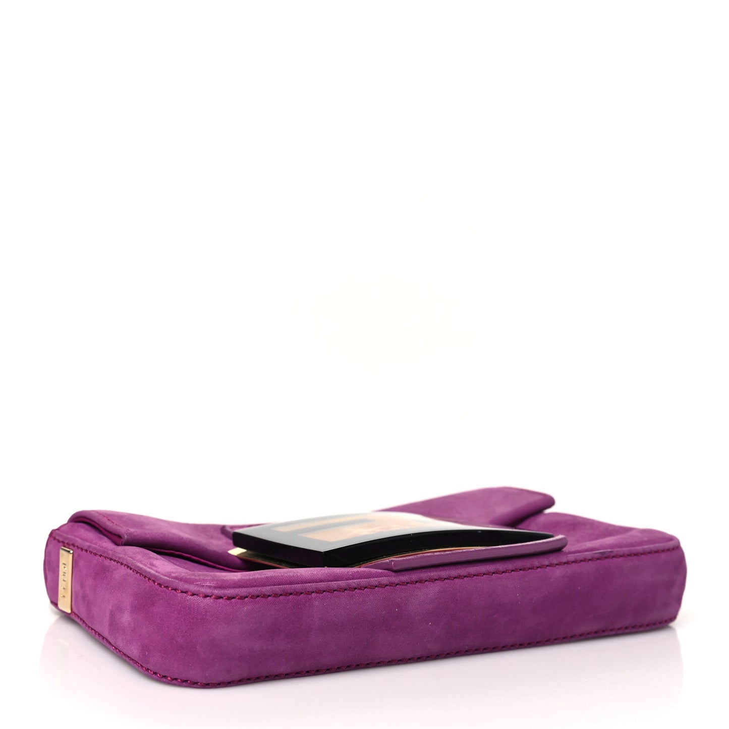 Vitello Savana Mini Baguette Cyclamen Turtle