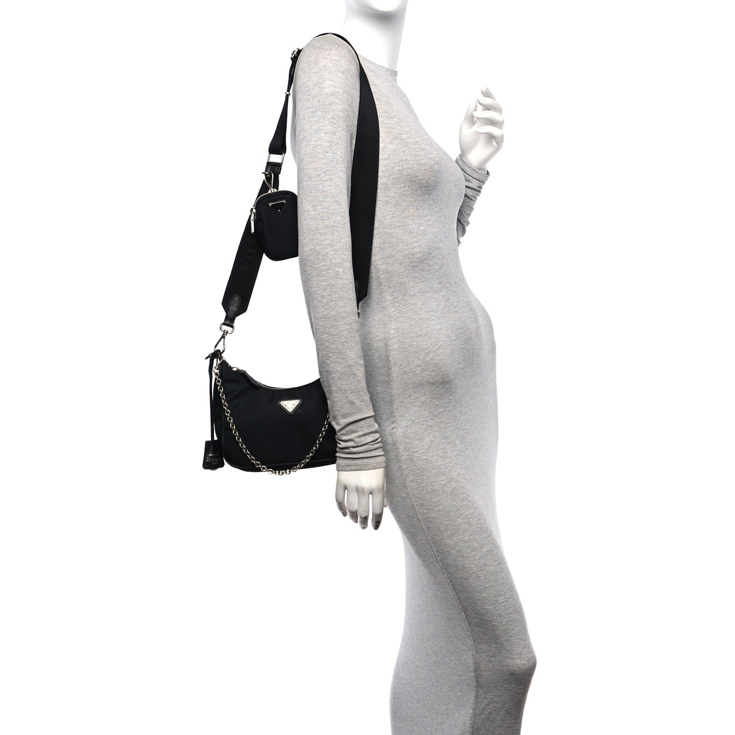 Nylon Re-Edition 2005 Shoulder Bag Black