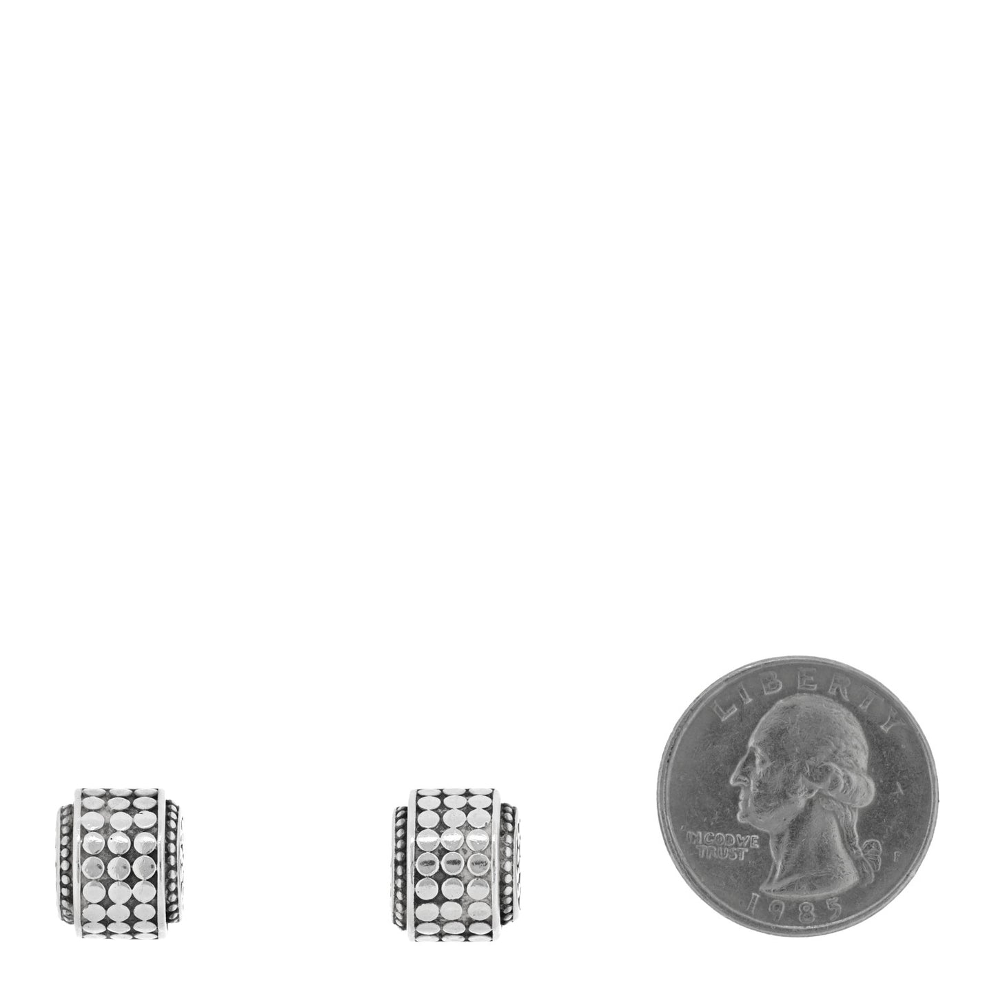 Sterling Silver Dot Stud Earrings