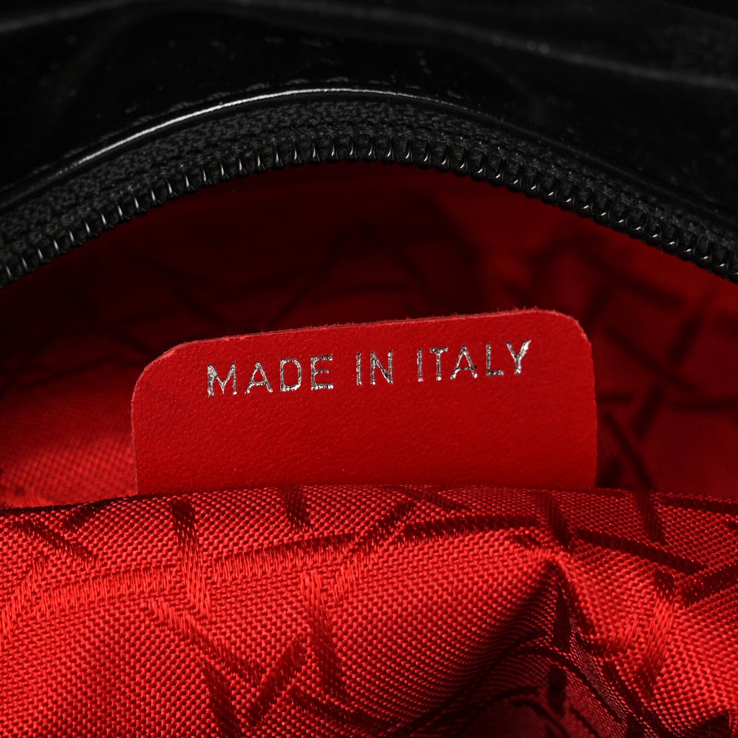 Christian Dior Glazed Calfskin Medium Lady Dior Black 7 of 18