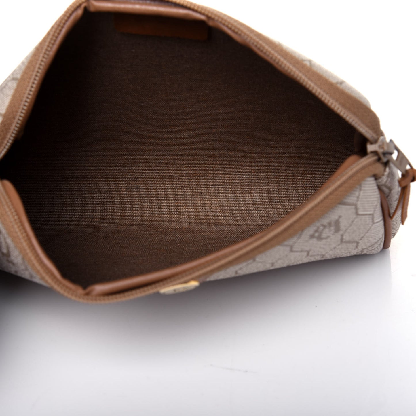 Honeycomb Cosmetic Case Brown