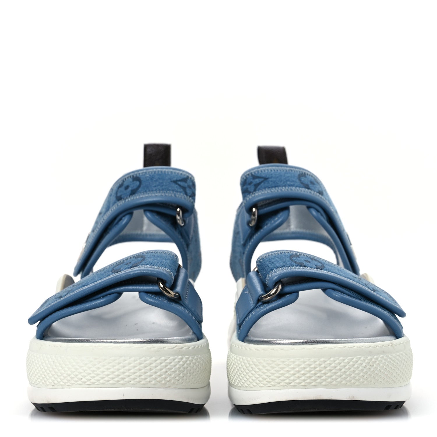 Louis Vuitton Monogram Denim LV Archlight Sandal 35.5 Denim Blue 3 of 11