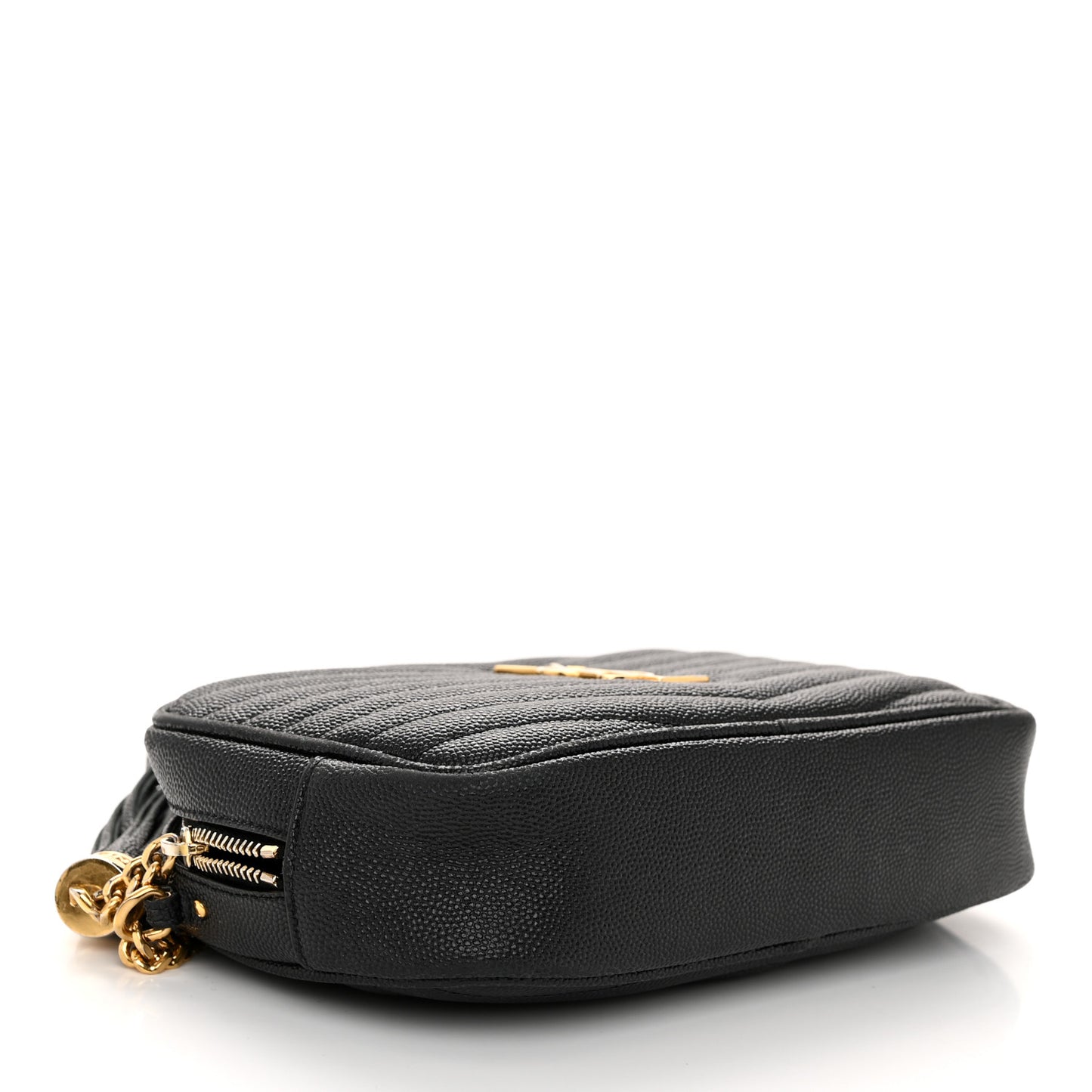 Grain De Poudre Matelasse Monogram Mini Lou Camera Bag Black