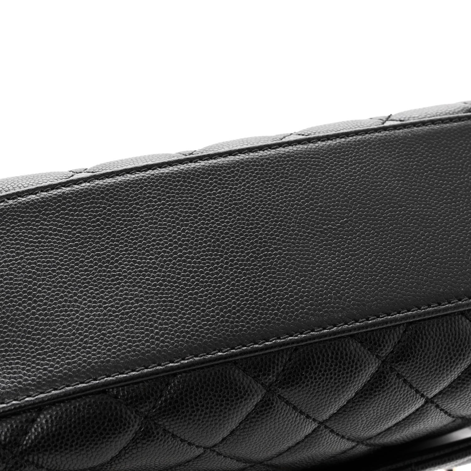 Chanel Caviar Quilted Mini Coco Handle Flap Black 12 of 13