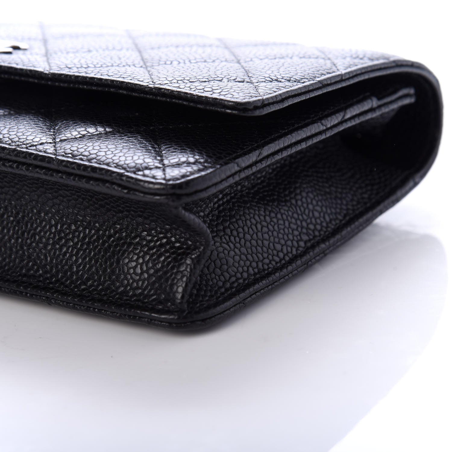 Chanel Caviar Quilted Wallet On Chain WOC Black 9 of 9