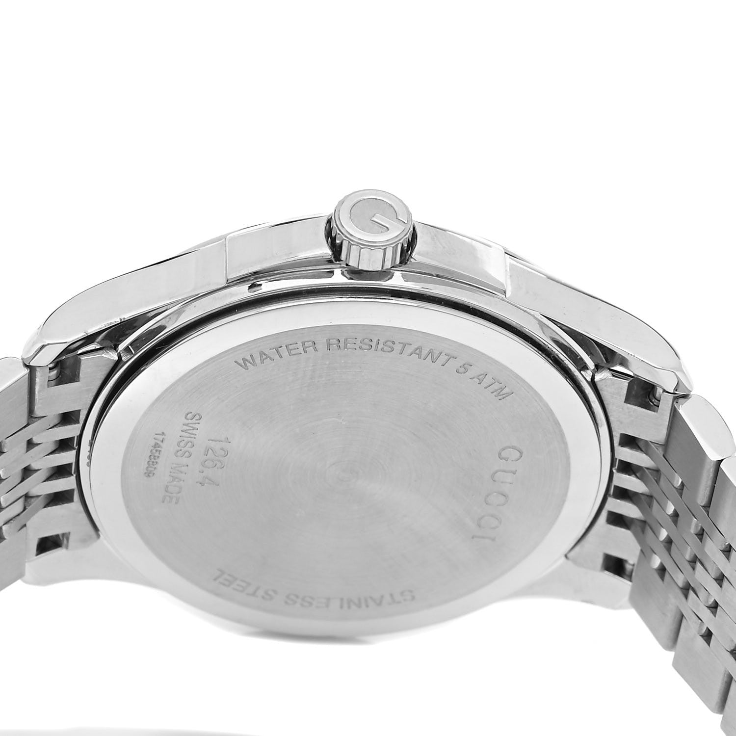 Gucci Stainless Steel 38mm G-Timeless Quartz Watch Brown 4 of 4