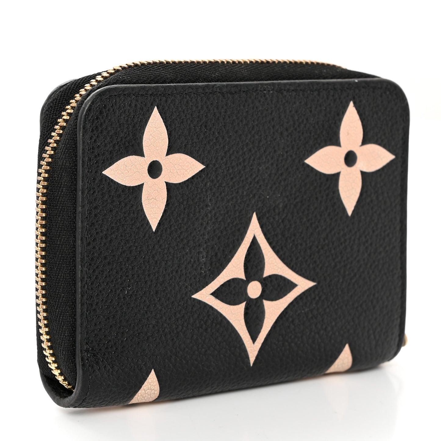 Empreinte Monogram Giant Zippy Coin Purse Black Beige