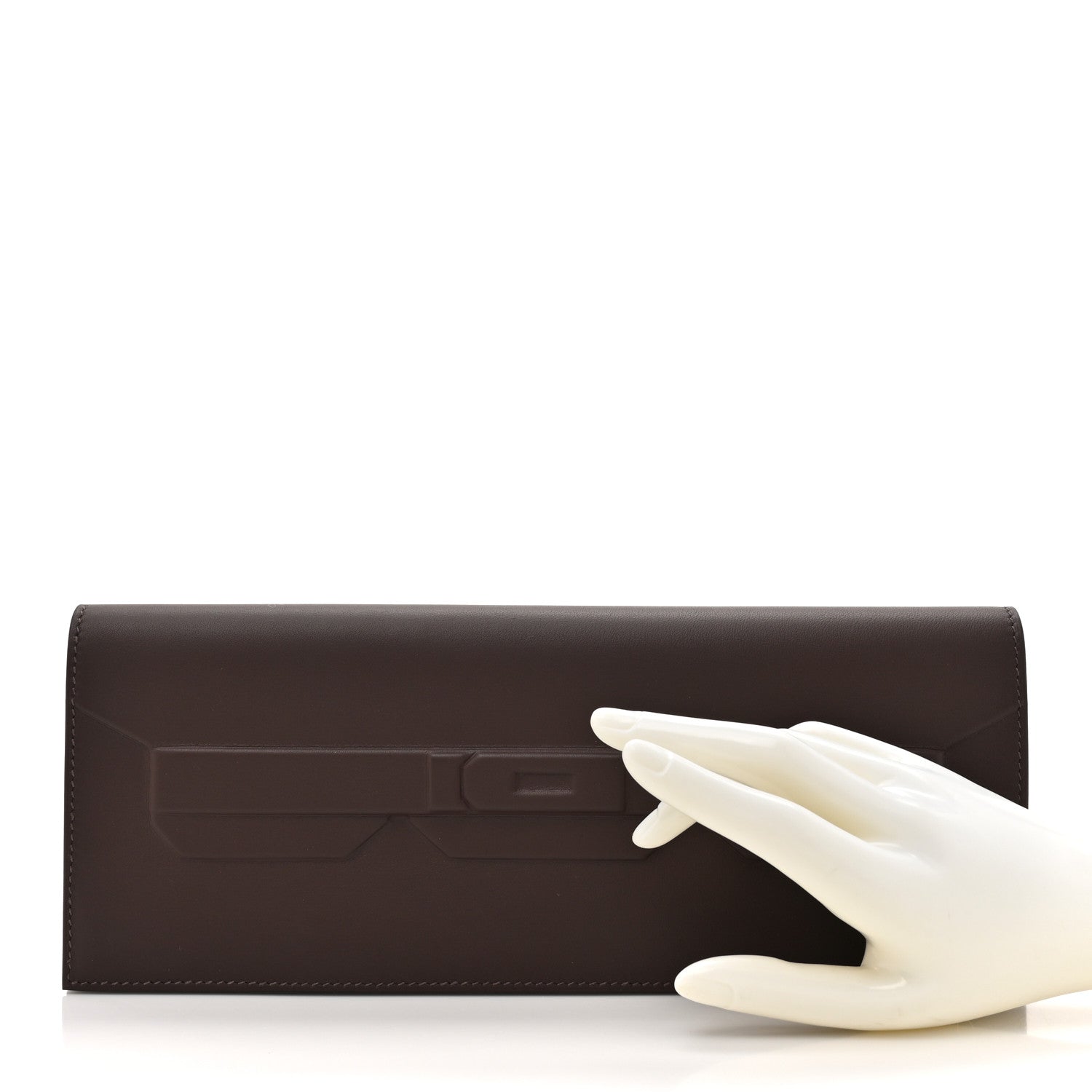 Hermes Swift Shadow Clutch 29 Moka 2 of 8