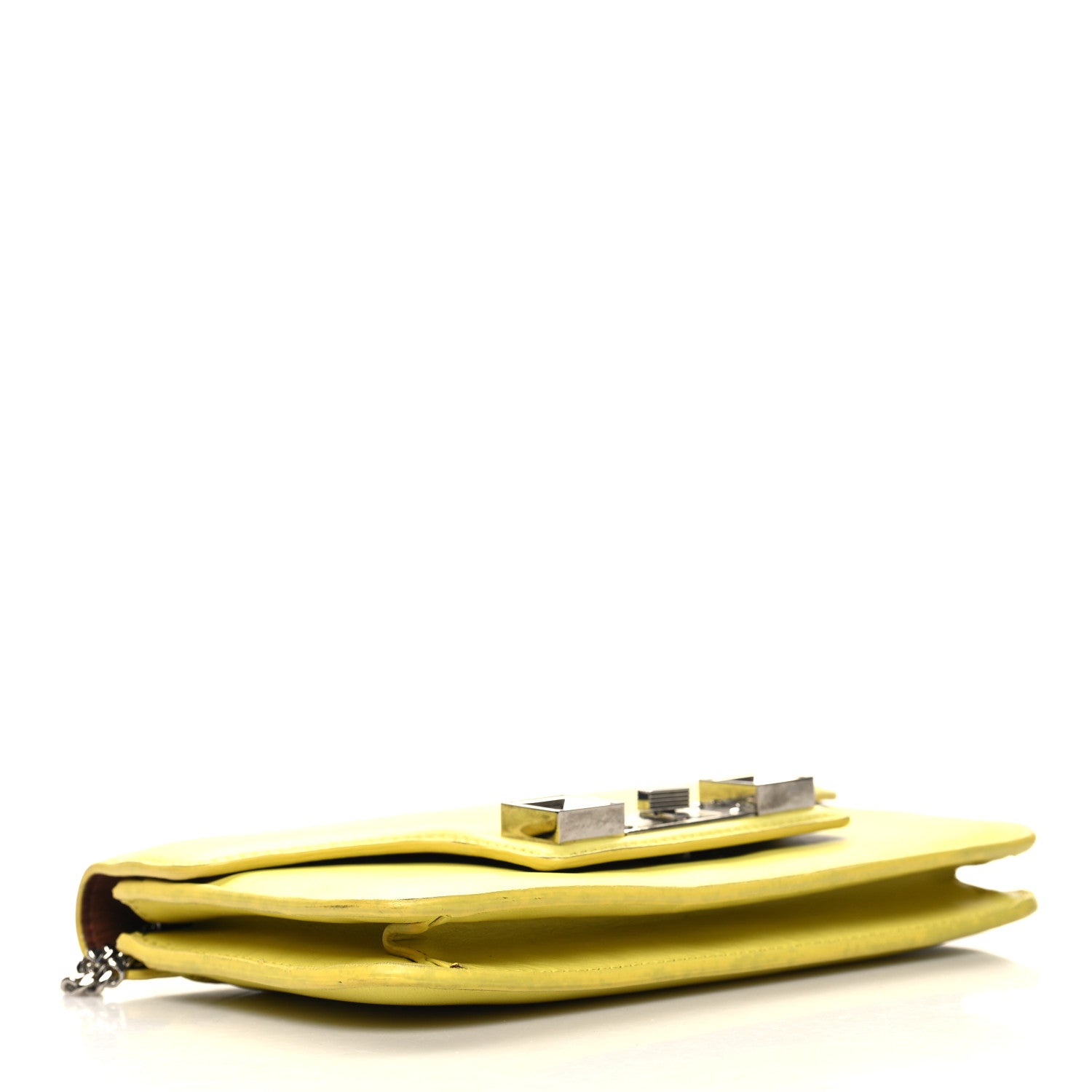 Proenza Schouler Smooth Calfskin PS11 Chain Wallet Yellow 4 of 12