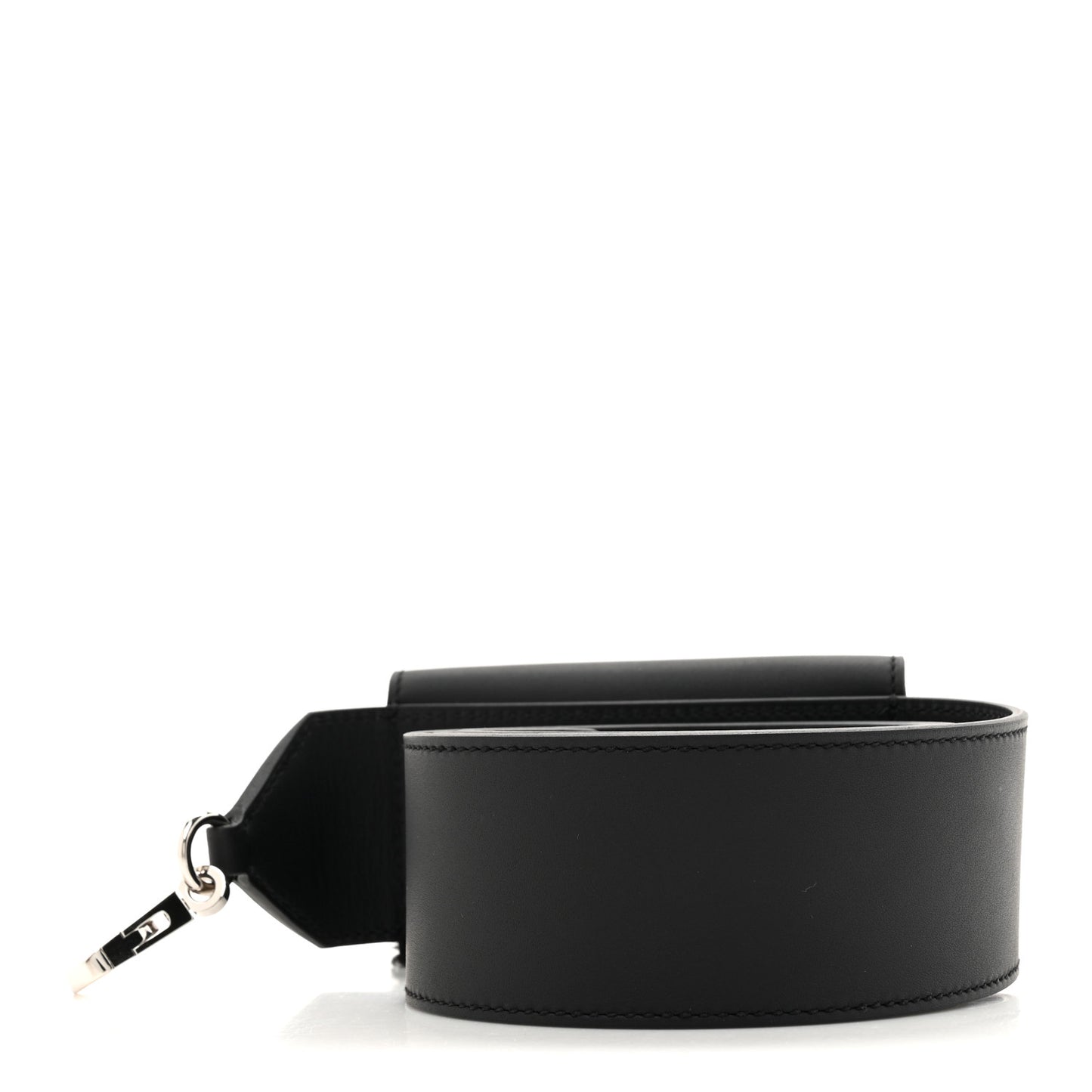 Swift Shearling Pocket Kelly Shoulder Strap Black