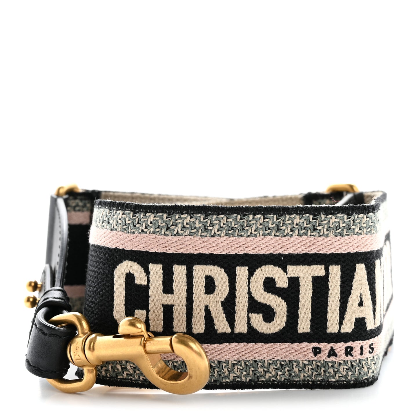 Canvas Embroidered Shoulder Strap Rose Multicolor