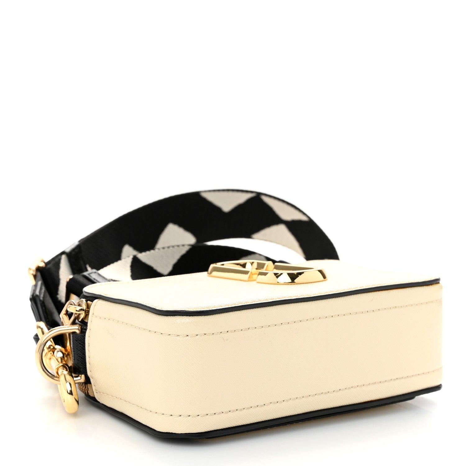 Marc Jacobs Saffiano Small Snapshot Camera Bag Cloud White Multicolor 4 of 12