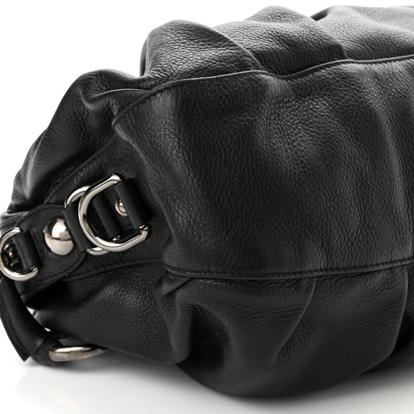 Calfskin Medium Icon Bit Boston Black