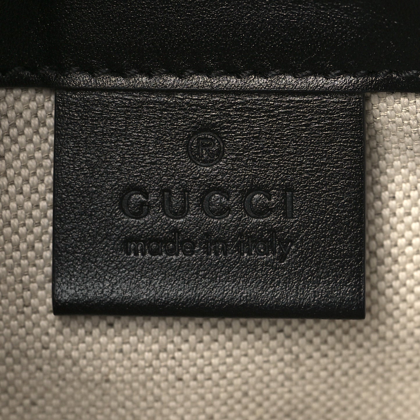 Calfskin GG Tennis Embossed Messenger Bag Black