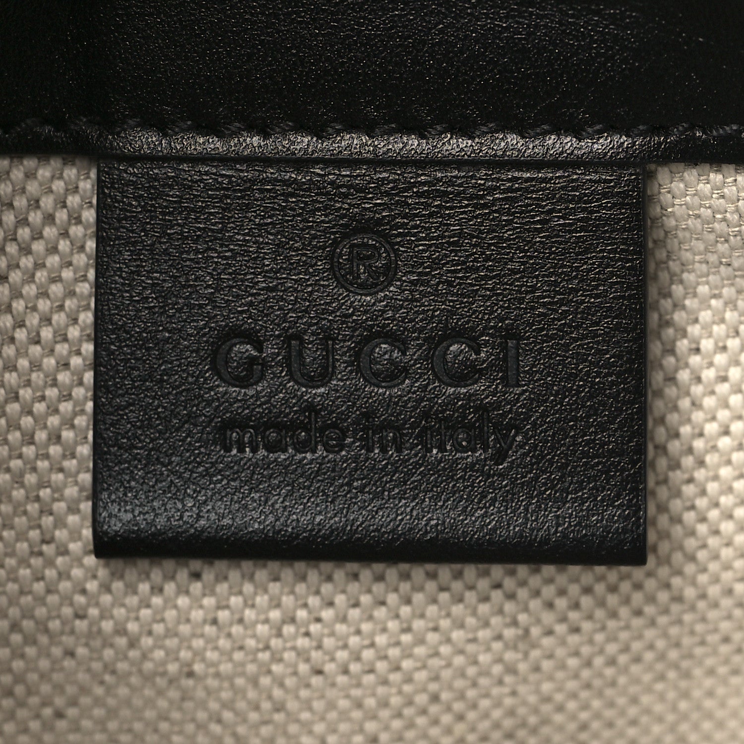 Gucci Calfskin GG Tennis Embossed Messenger Bag Black 5 of 8