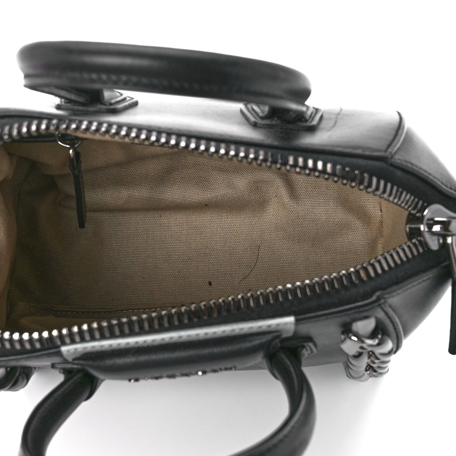 Givenchy Smooth Calfskin Mini Chain Weave Antigona Black 5 of 12