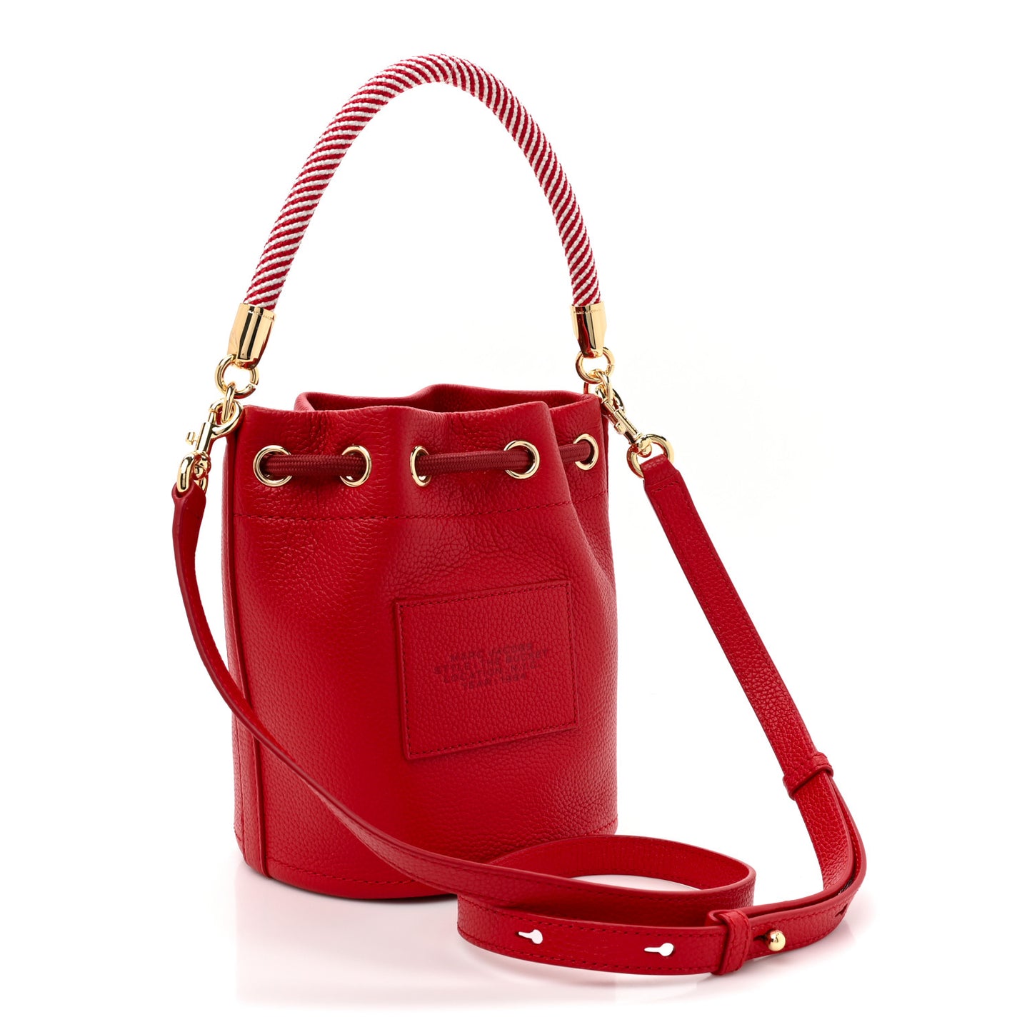 Grained Calfskin The Bucket Bag True Red