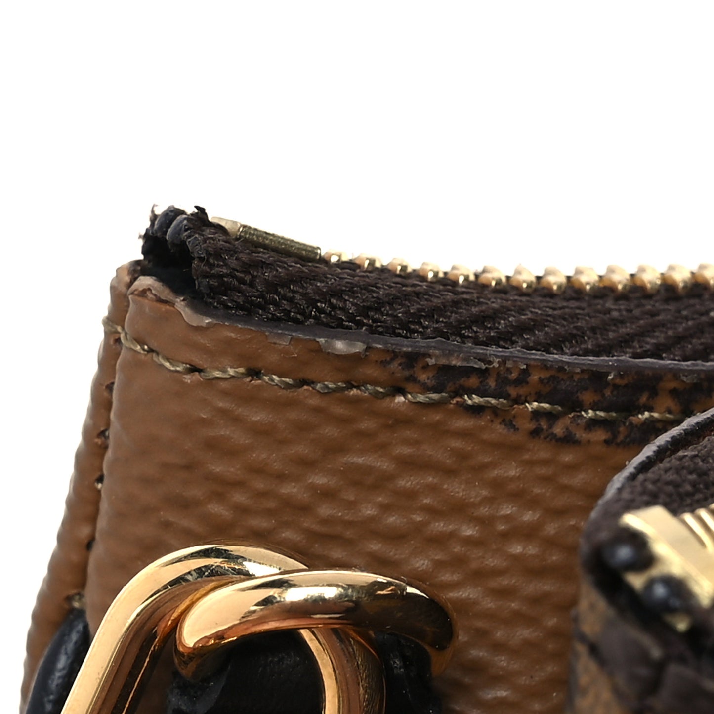 Reverse Monogram Giant Double Zip Pochette