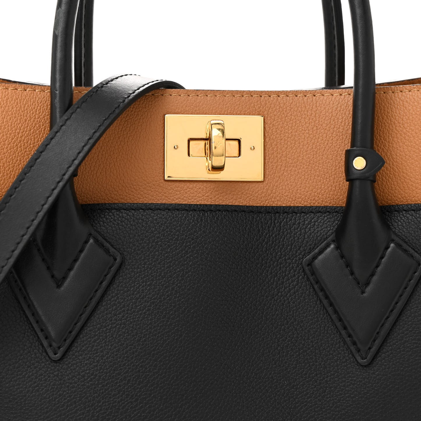 Calfskin Monogram On My Side Black