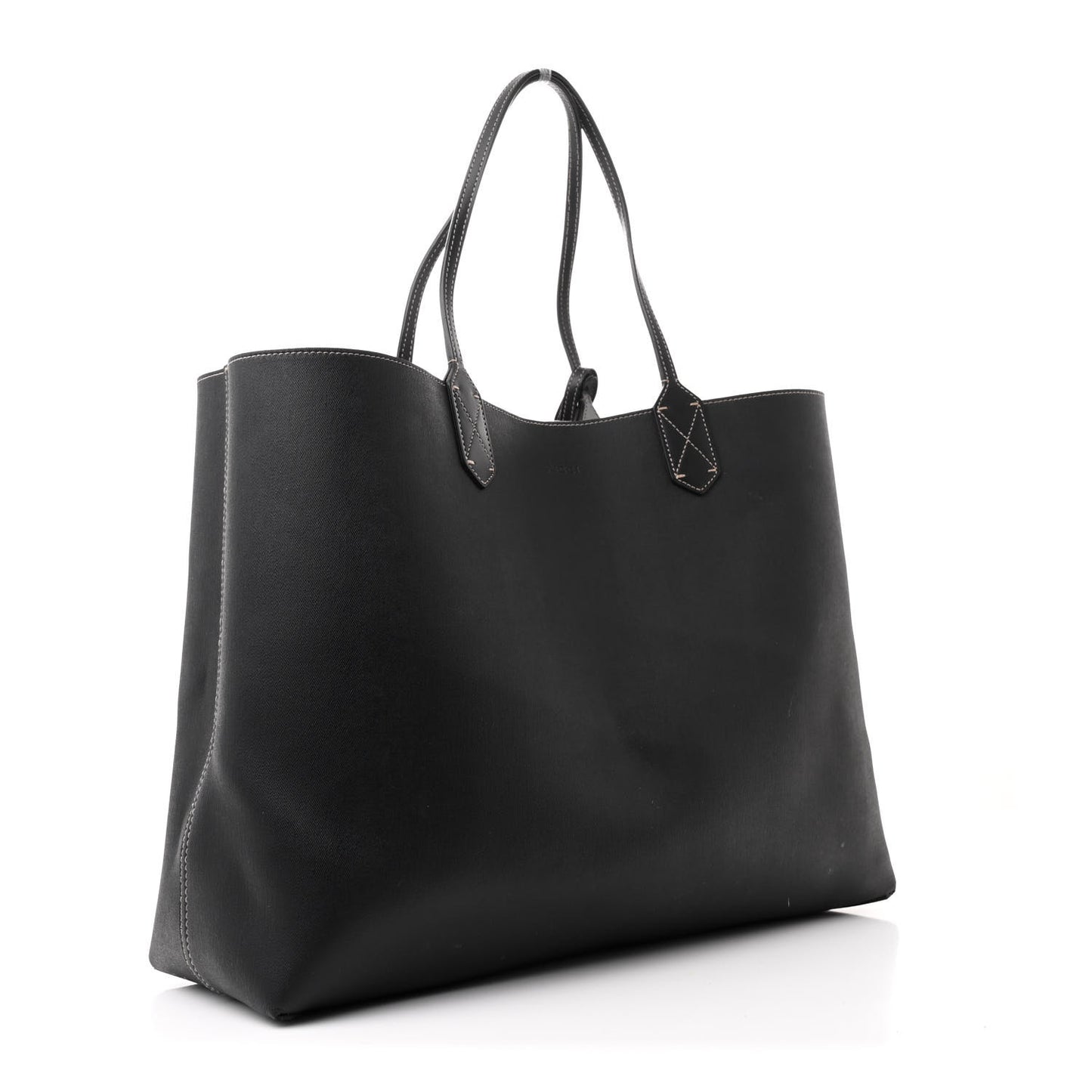 GG Supreme Monogram Large Reversible Tote Beige Black