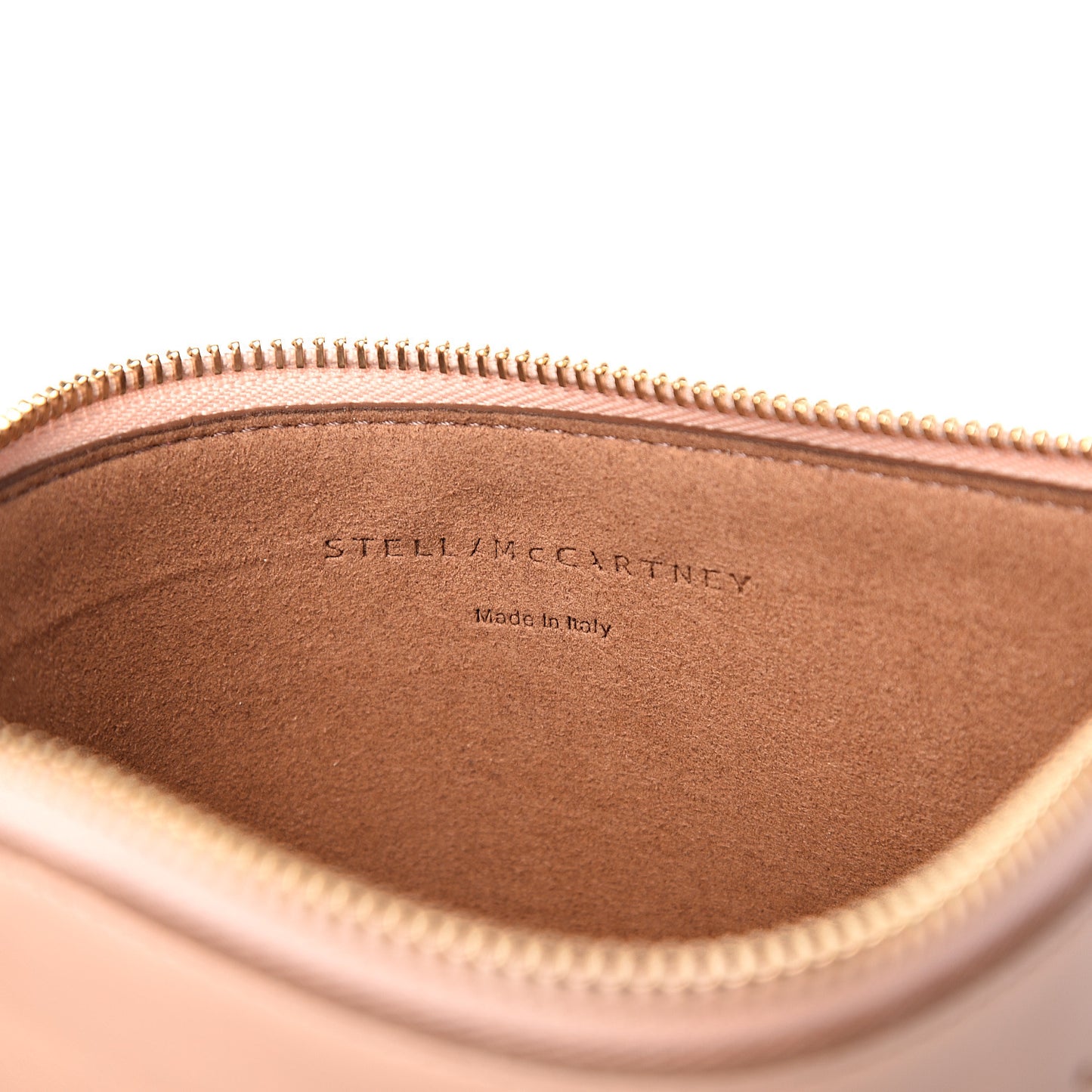 Eco Alter Nappa Perforated Pouch Blush Pink
