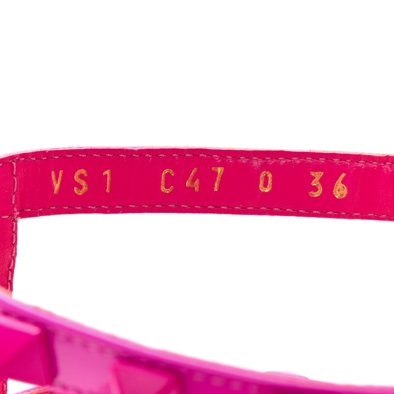 Valentino Garavani Patent Rockstud 60mm Caged Slide Sandals 36 Pink PP 8 of 11