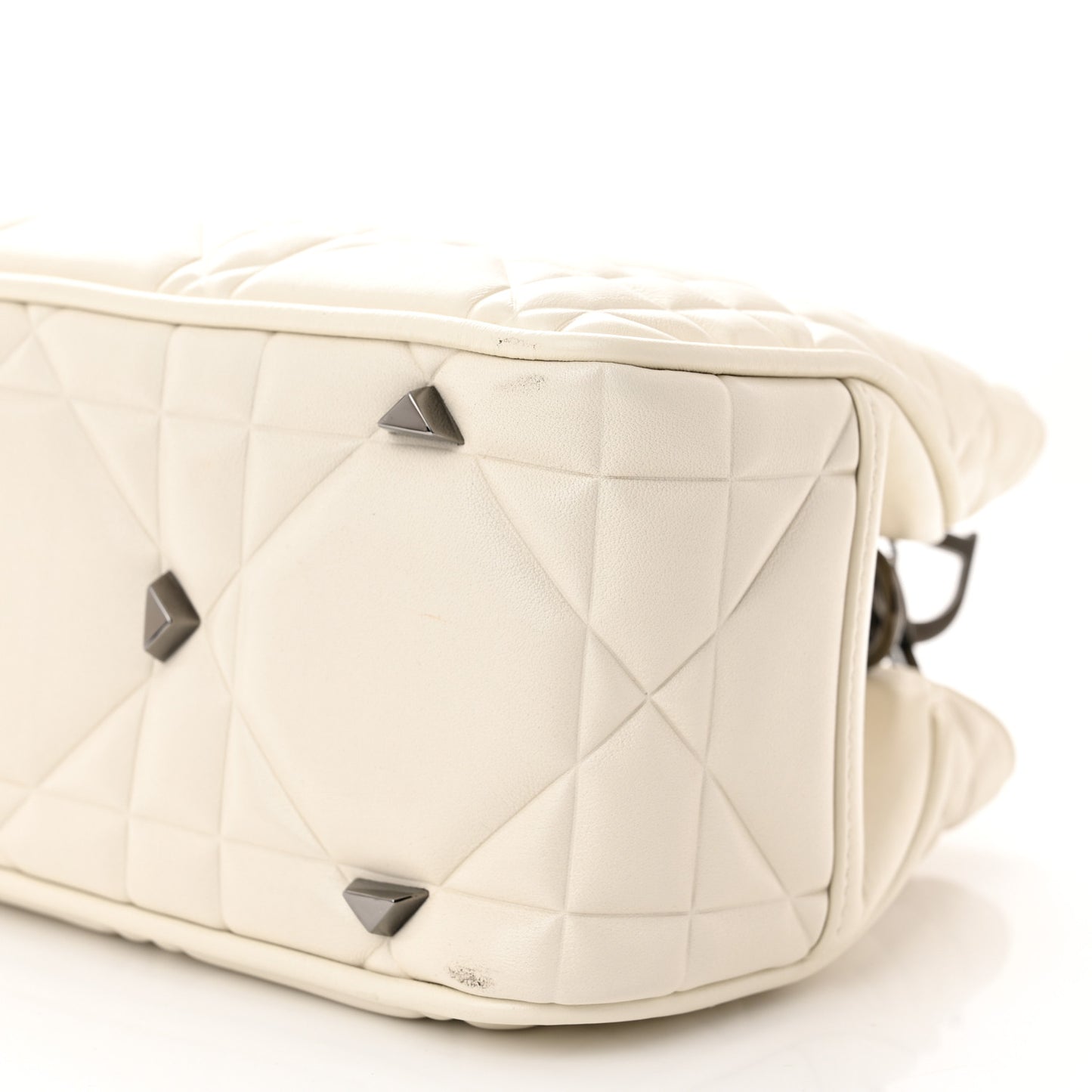 Calfskin Cannage Small The Lady 95.22 Ivory