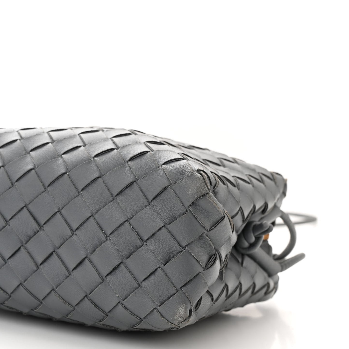 Nappa Intrecciato Small Loop Camera Bag Thunder