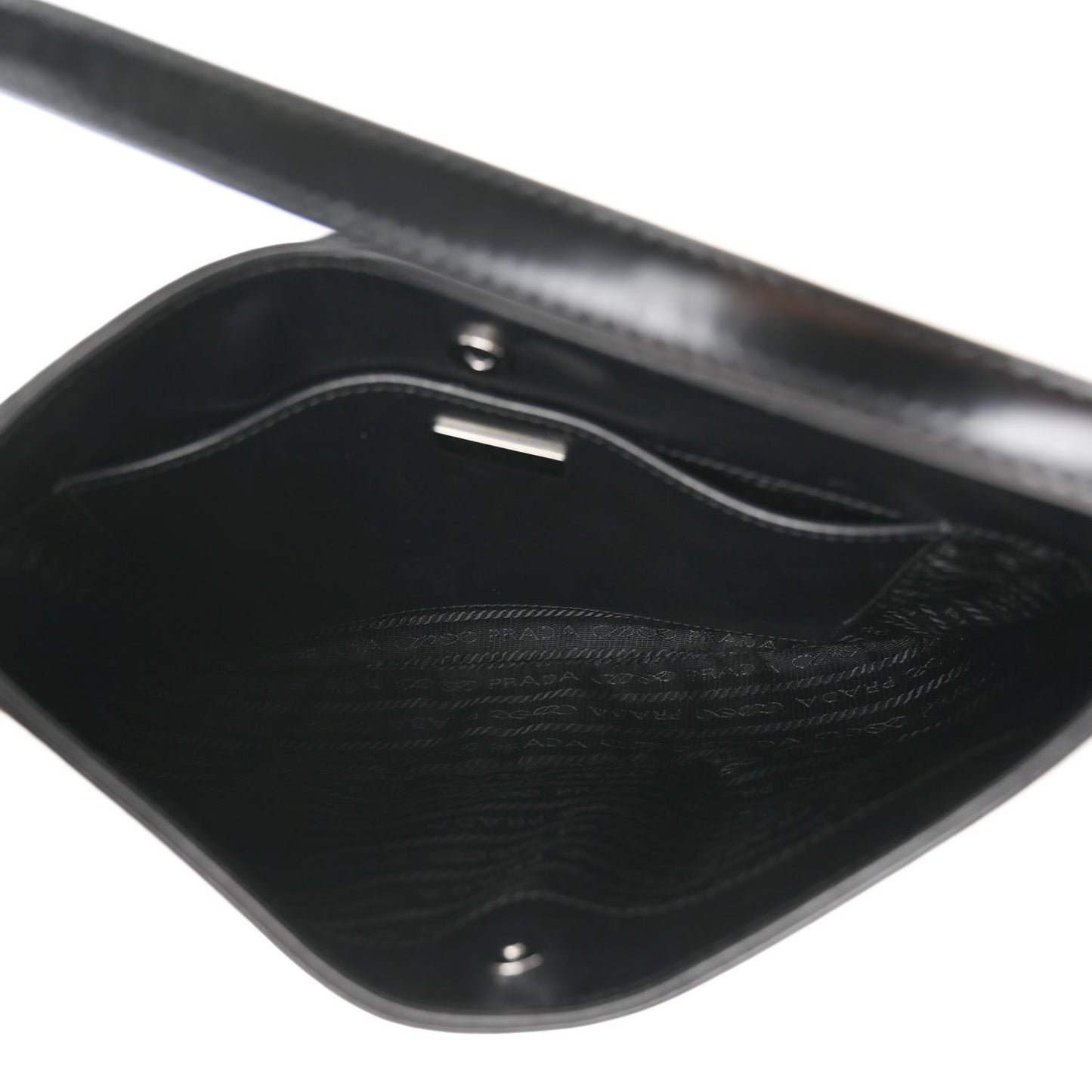 Spazzolato Cleo Shoulder Bag Black