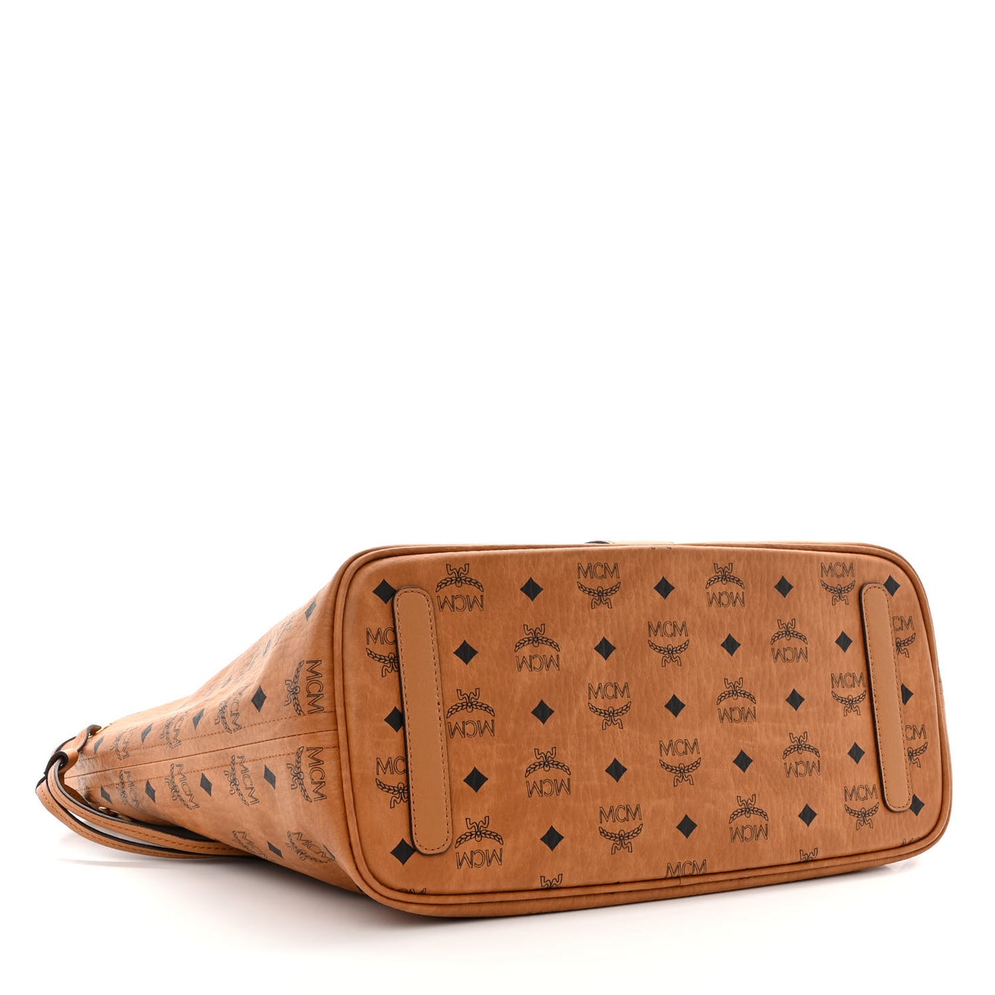 Visetos Medium Liz Reversible City Series Las Vegas Shopper Tote Cognac