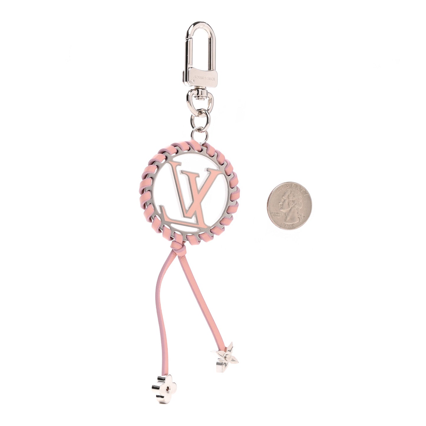 Very Bag Charm Key Holder Pink Whisper