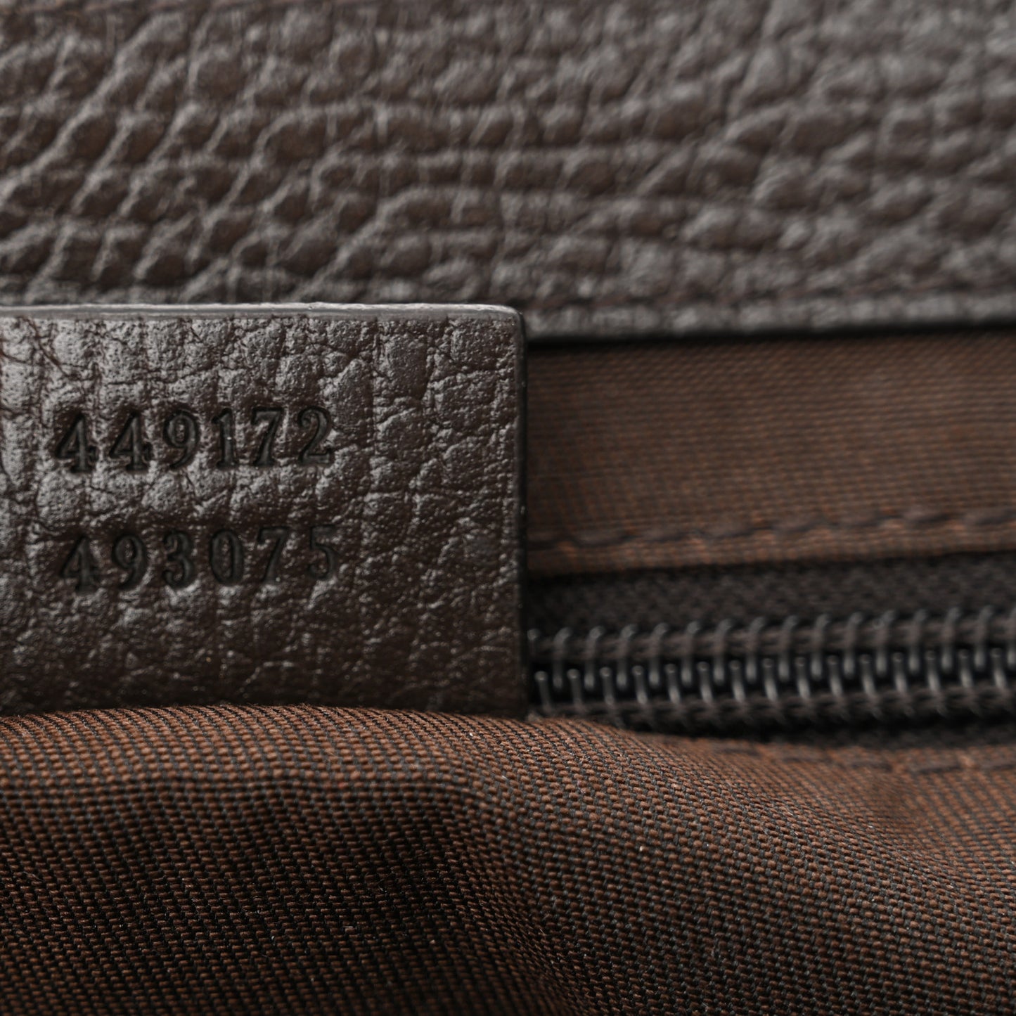 Monogram Flap Messenger Bag Beige Dark Brown