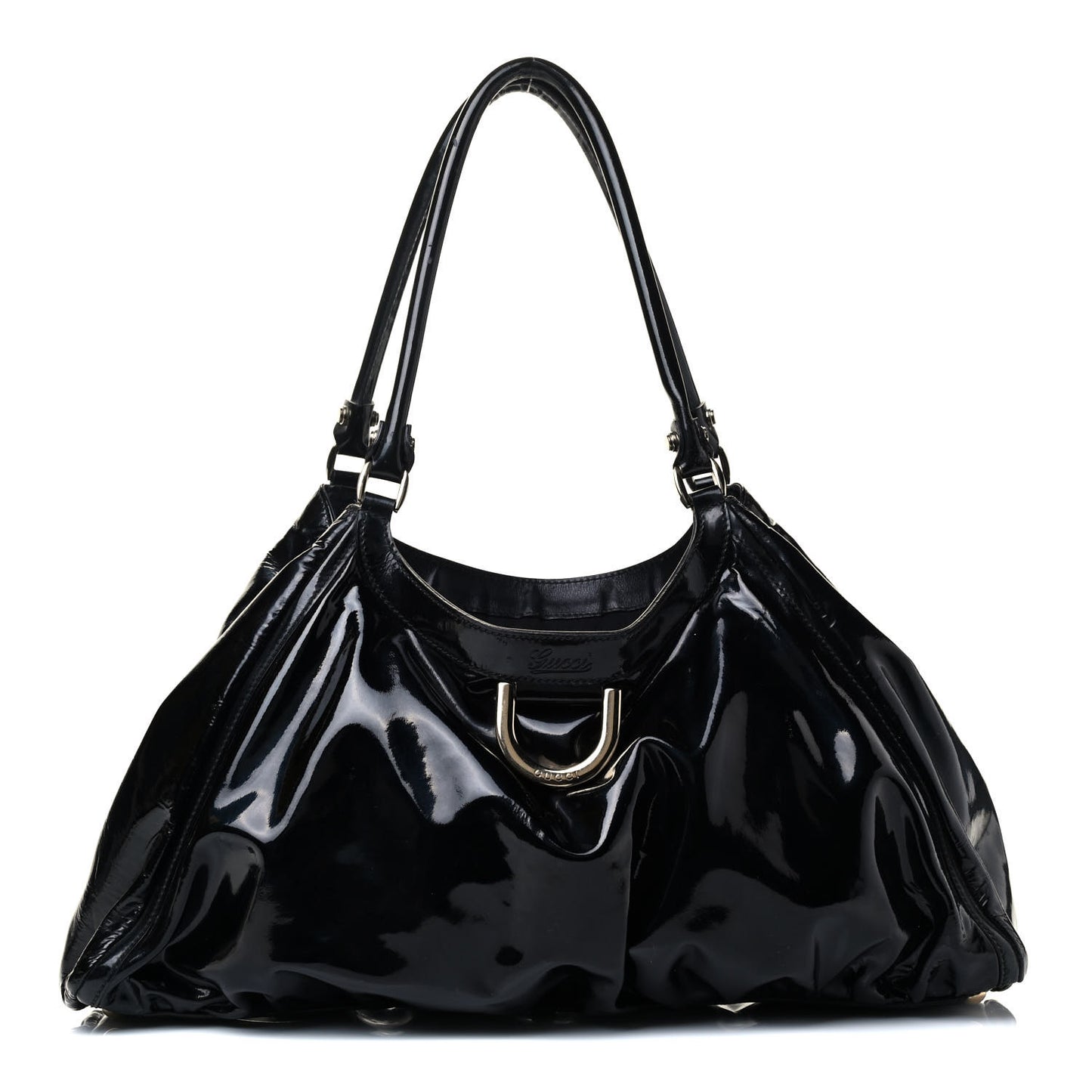 Patent D Ring Large Hobo Black