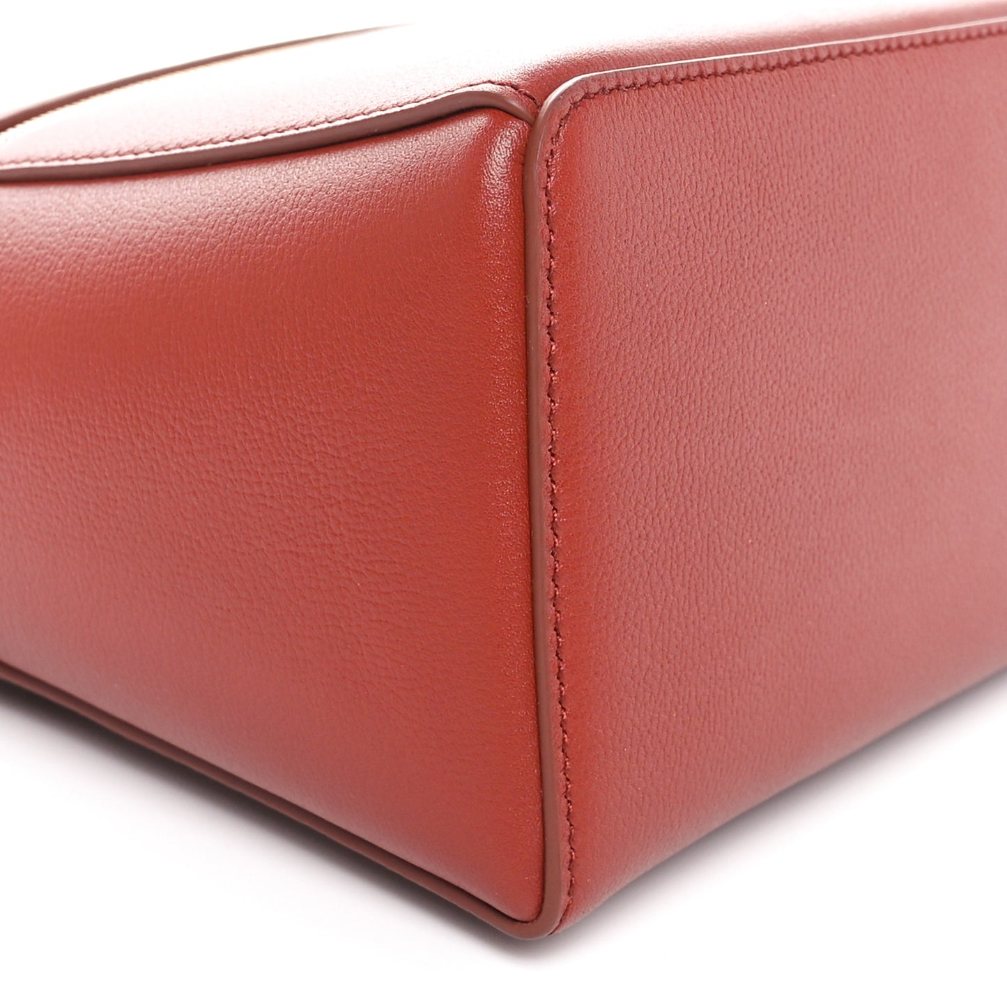 Saddle Calfskin Extra Bag L27 Deep Kummel