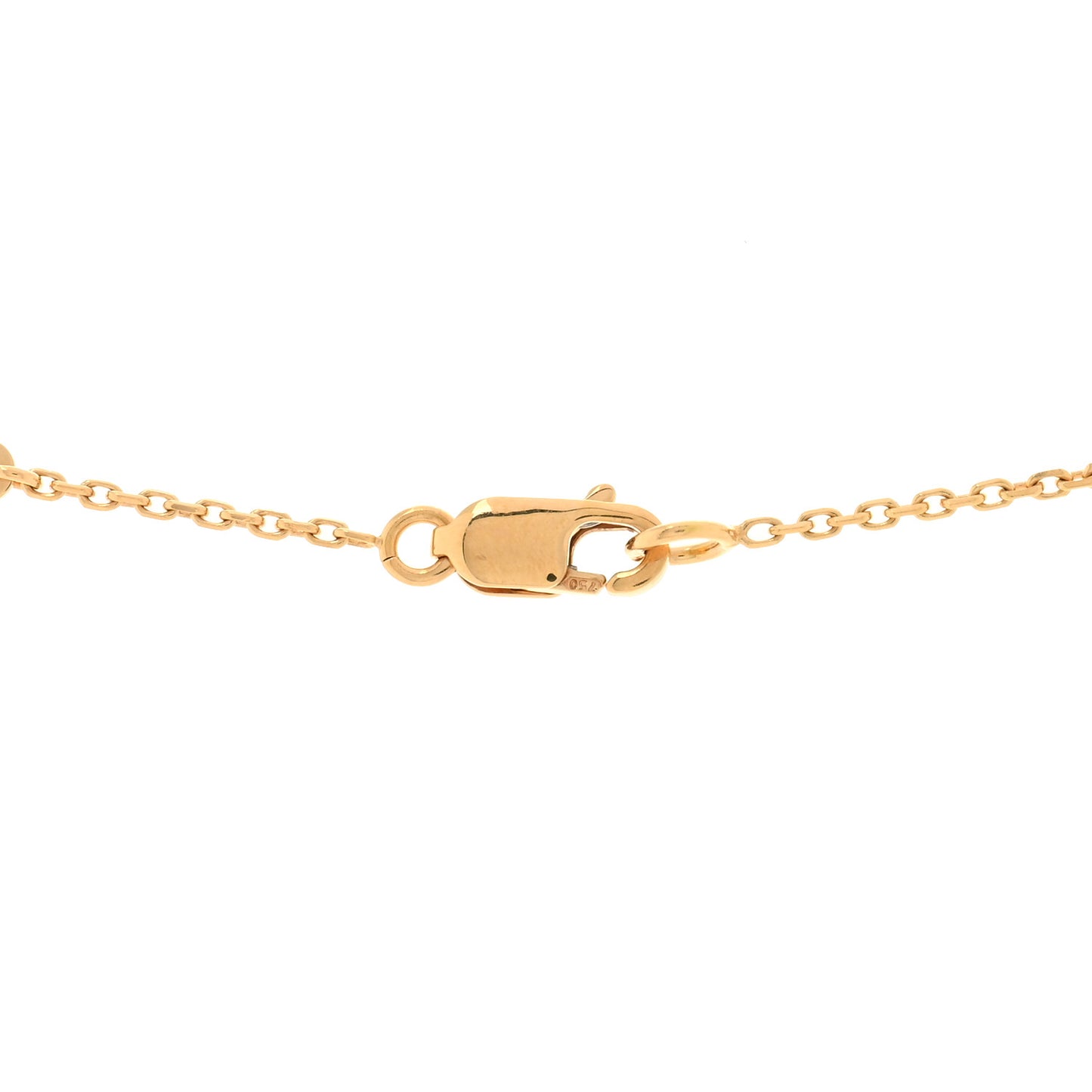 18K Rose Gold Carnelian Sweet Alhambra Heart Pendant Necklace
