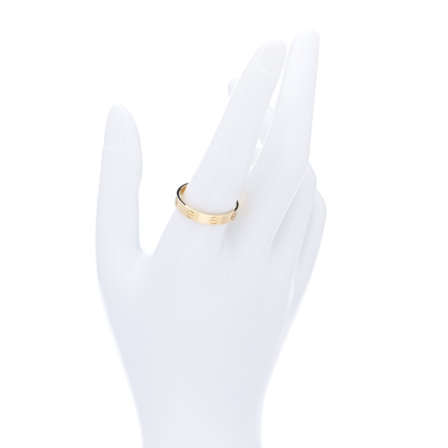 18K Yellow Gold 3.5mm LOVE Wedding Band Ring 61 9.5