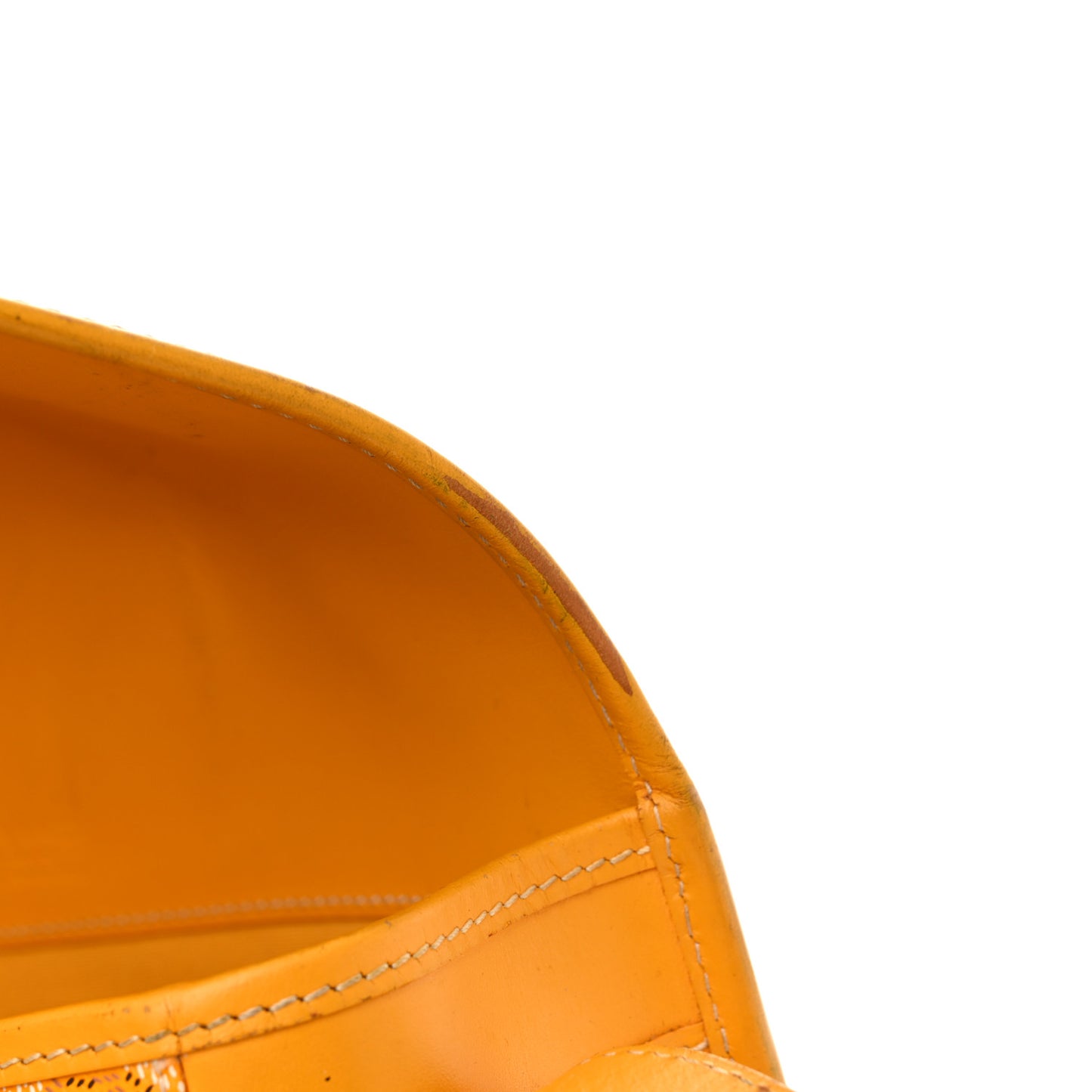 Goyardine Belvedere II MM Messenger Bag Yellow