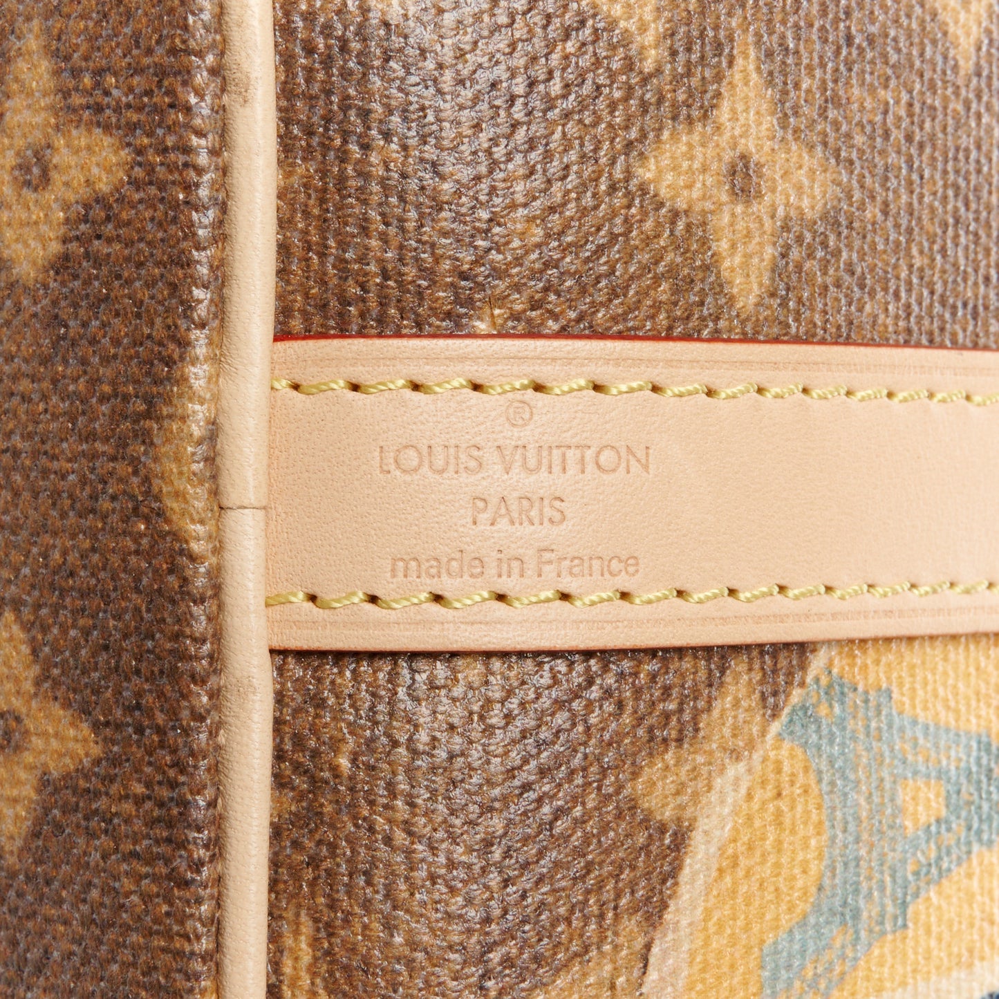 Monogram Hotel Labels Speedy Bandouliere 30