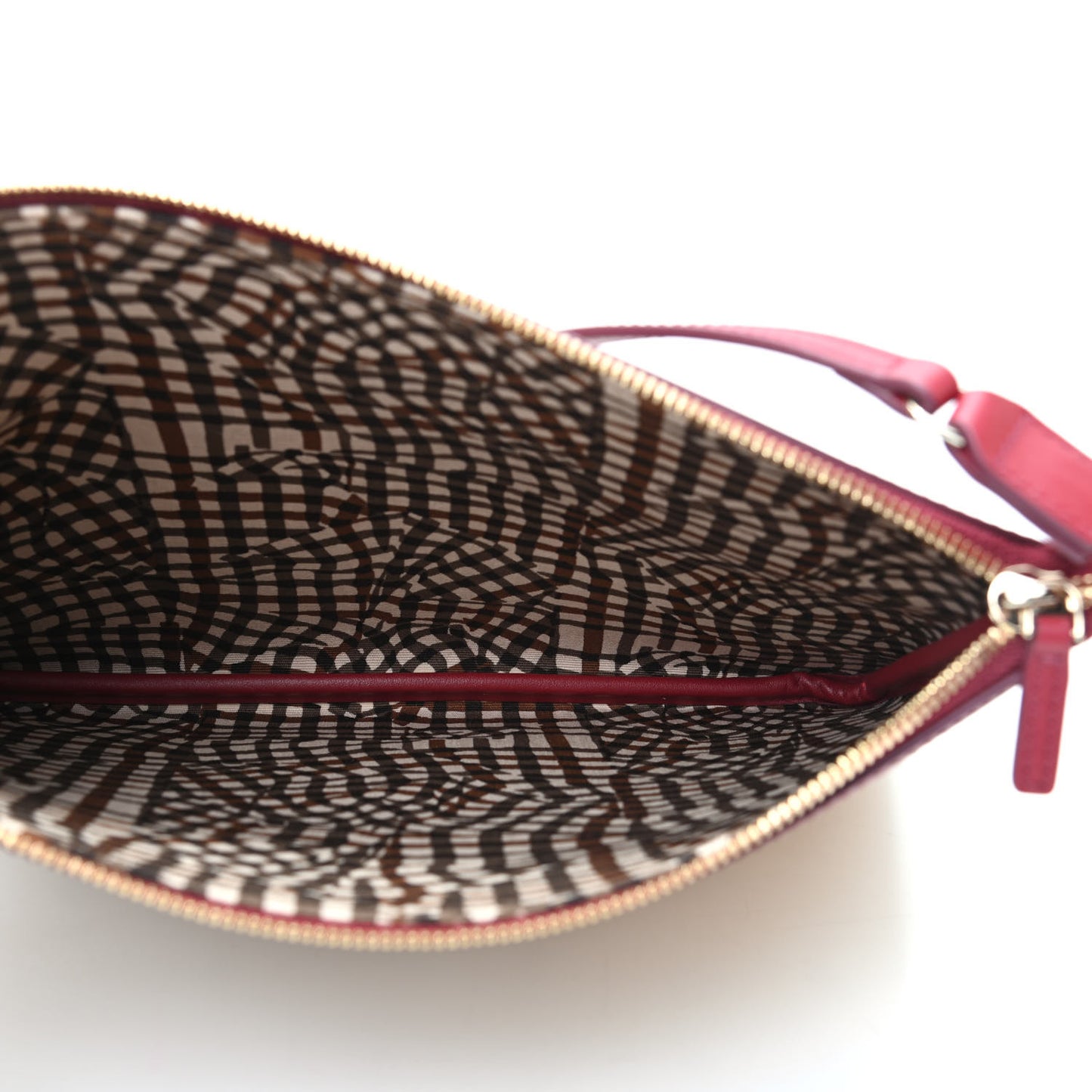 Visetos Medium Liz Reversible Shopper Tote Beige Red