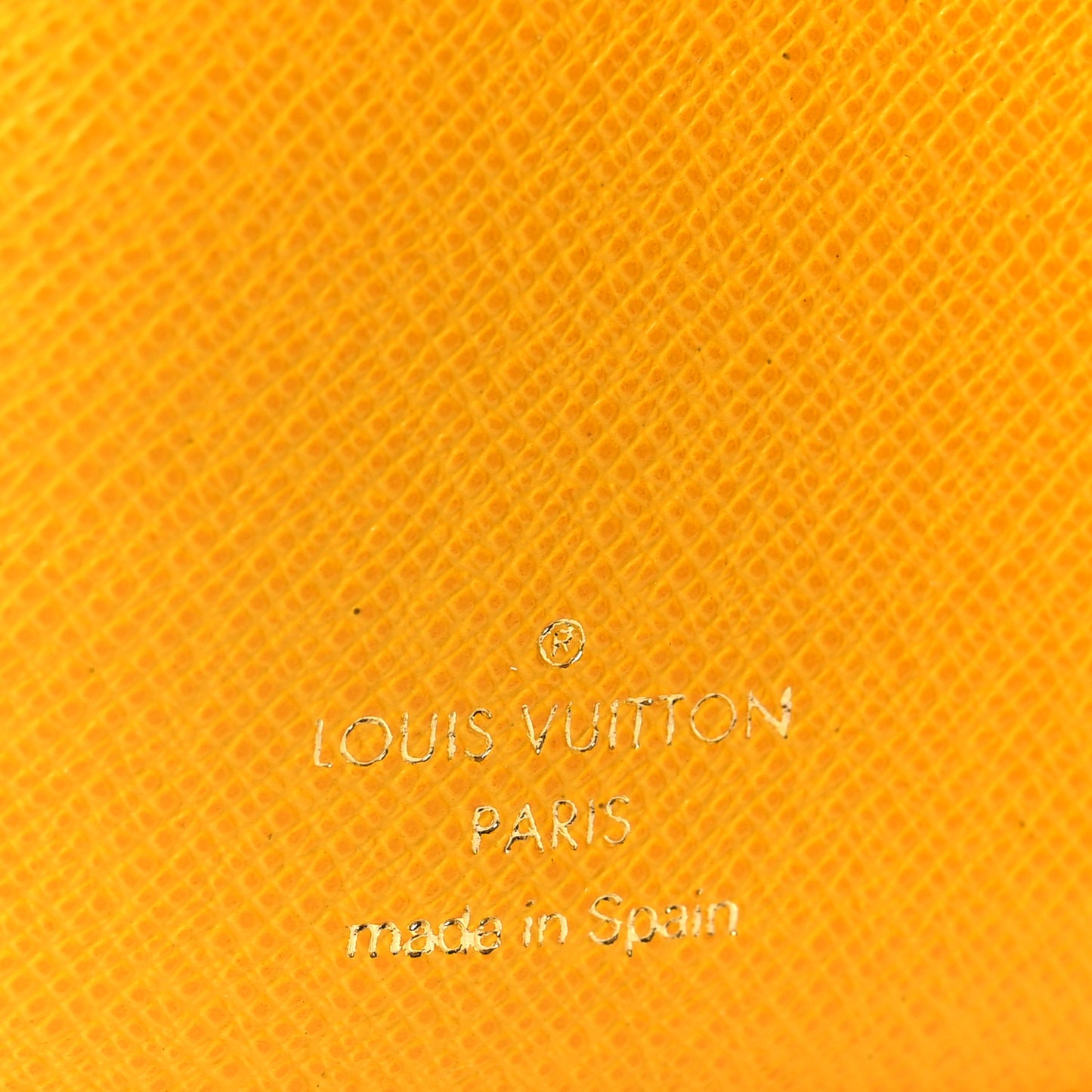 Monogram Groom Small Ring Agenda Cover Yellow