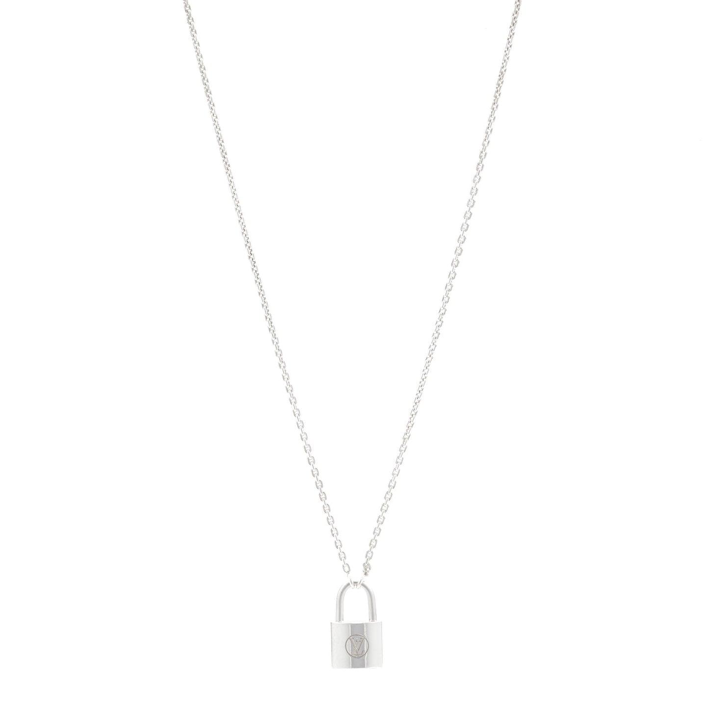 Sterling Silver Lockit Necklace