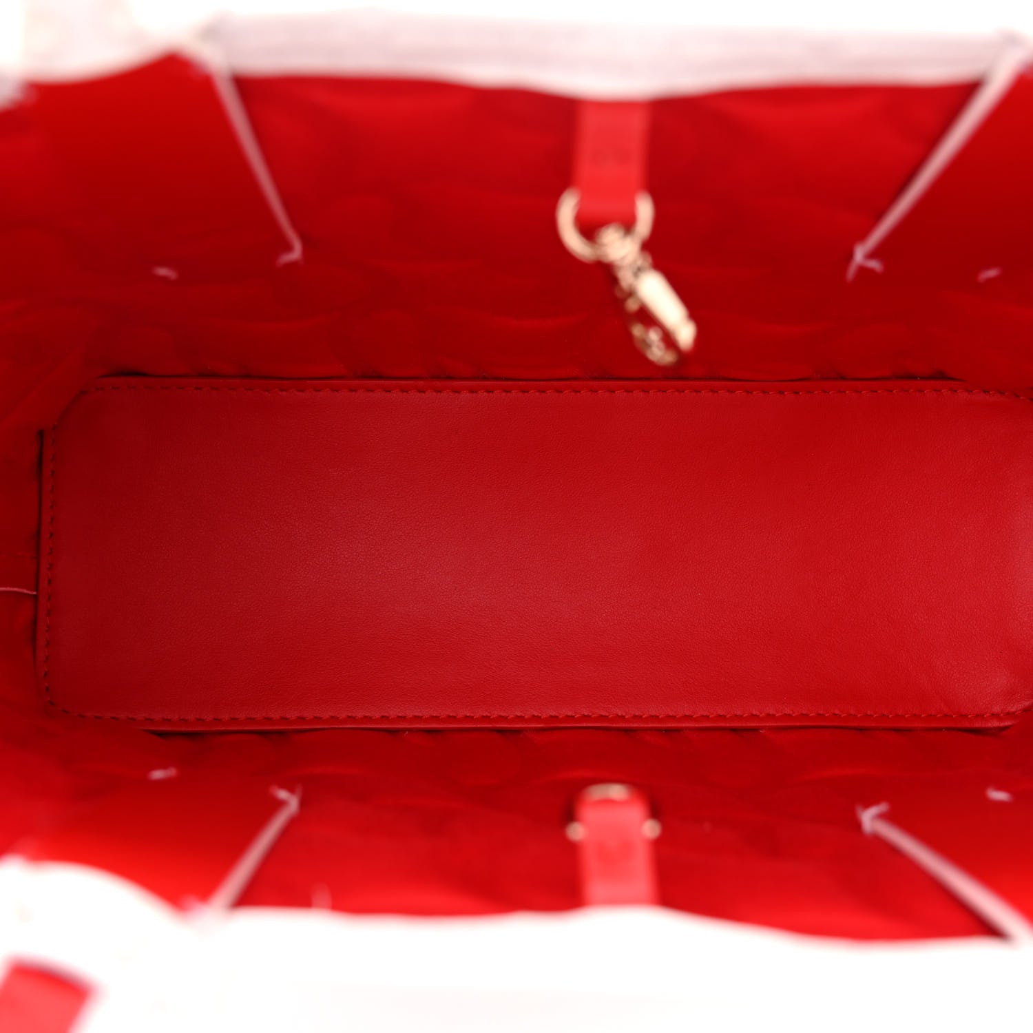 Christian Louboutin Nappa Embossed Mini East West Cabata Tote White 5 of 10