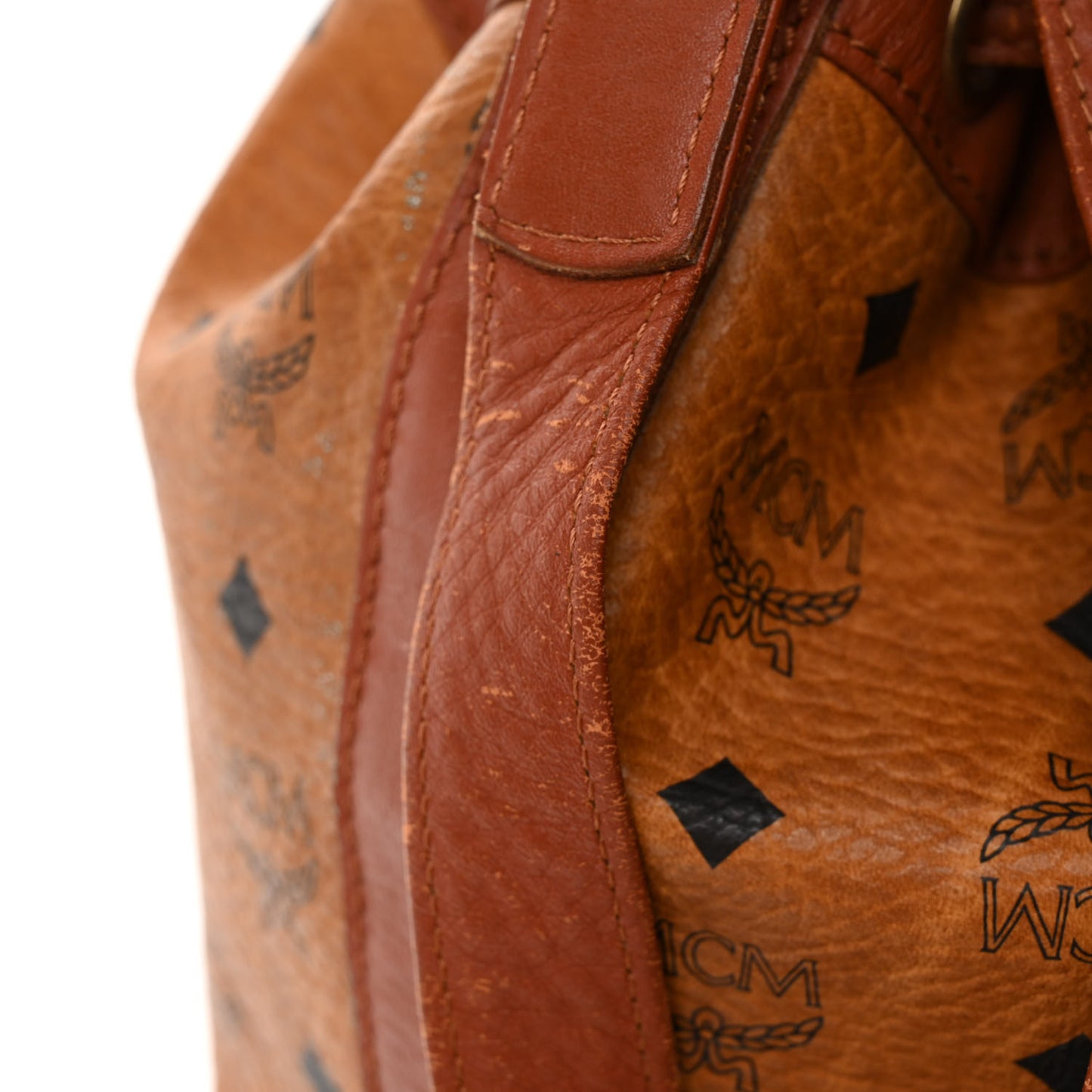 Visetos Drawstring Bucket Bag Brown