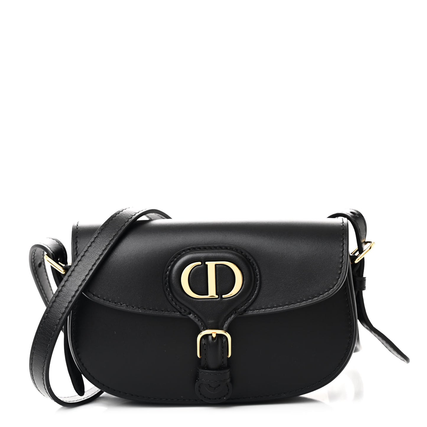 Box Calfskin Mini Bobby Bag Black