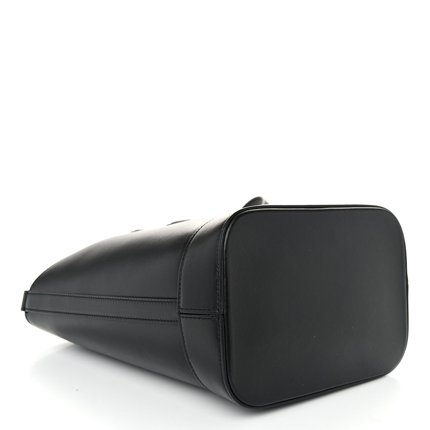 Celine Smooth Calfskin Small Cuir Triomphe Bucket Bag Black 4 of 10