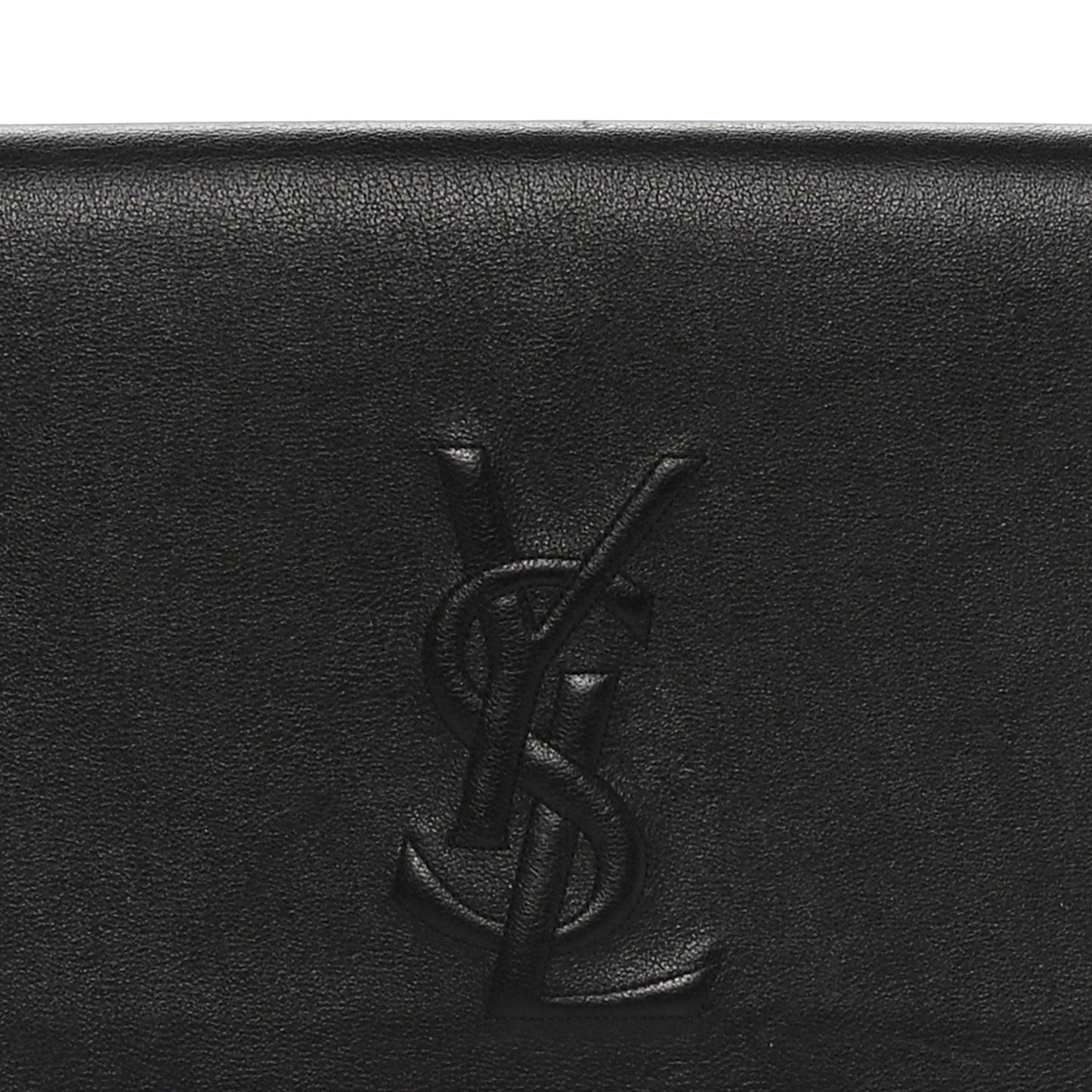 Calfskin Monogram Large Belle De Jour Clutch Black